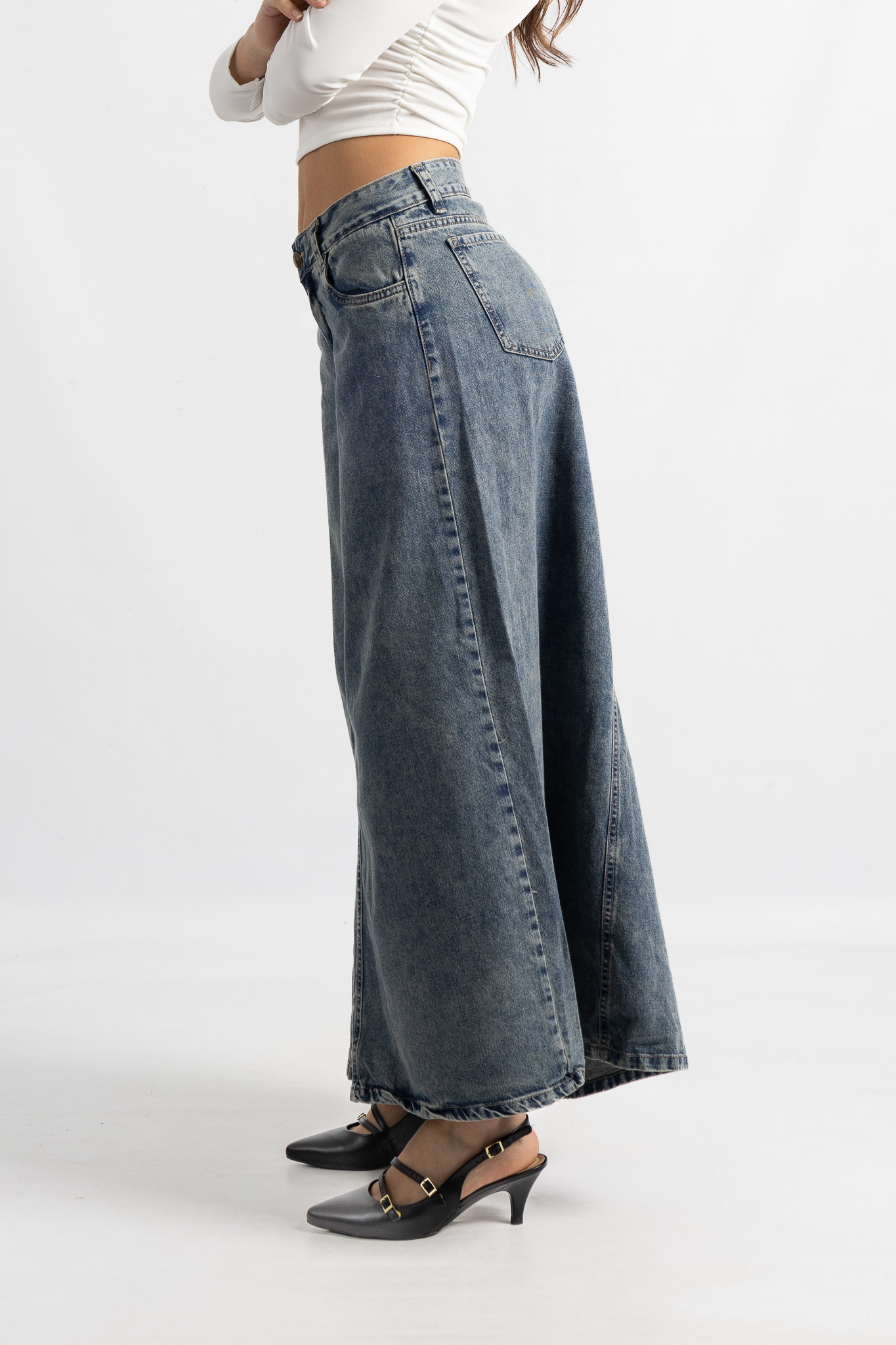 L-135 | Mega Wide Leg ancho Oxido