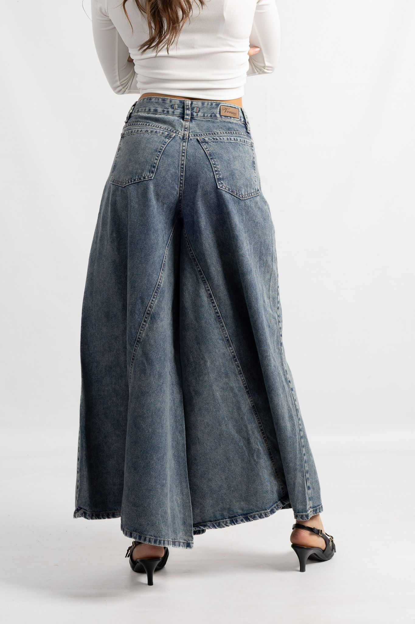 L-135 | Mega Wide Leg ancho Oxido