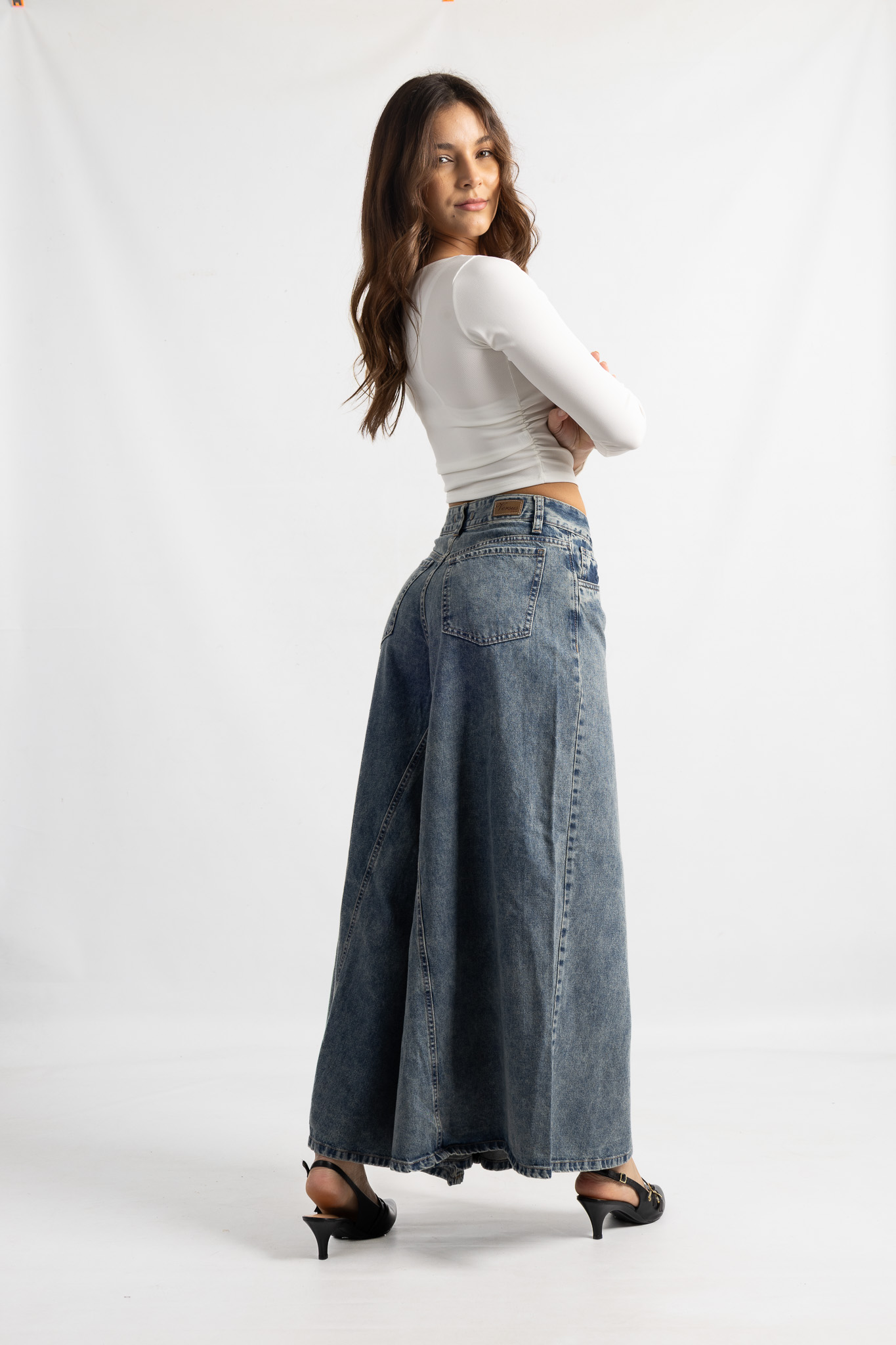 L-135 | Mega Wide Leg ancho Oxido