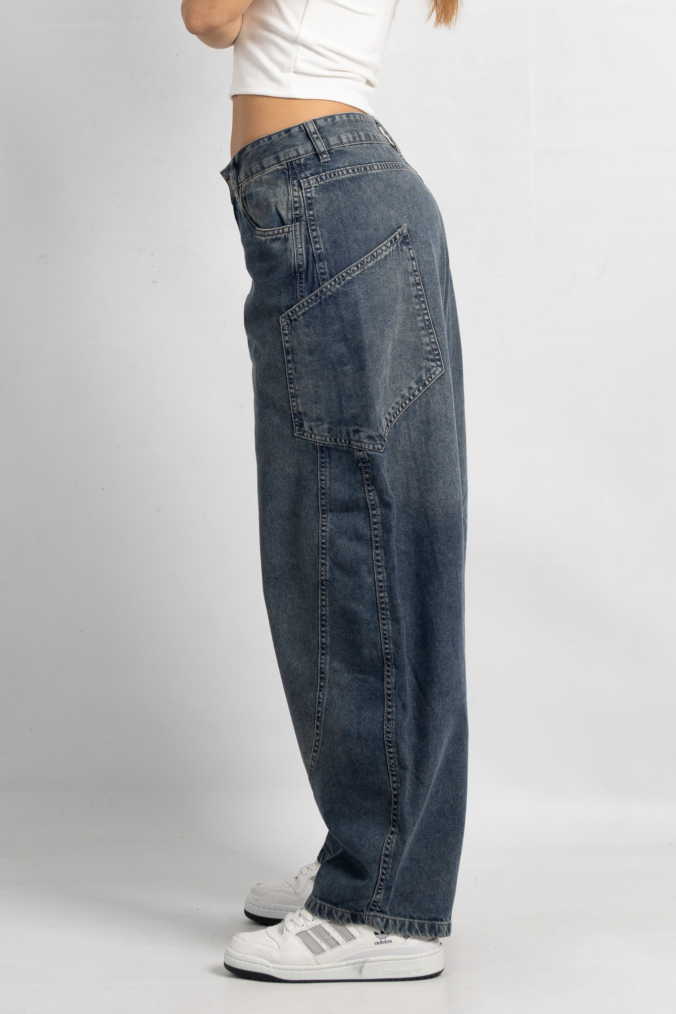 Art. 820 | Barrel Oxido Bolsillo Lateral Oversized TM