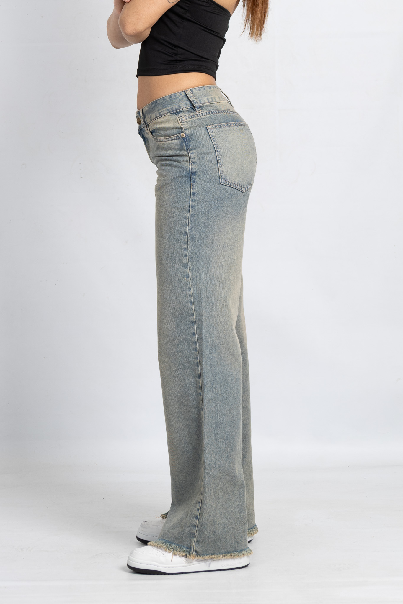 Art. 827 | Wide leg Oxido Matizado Desflecado TM