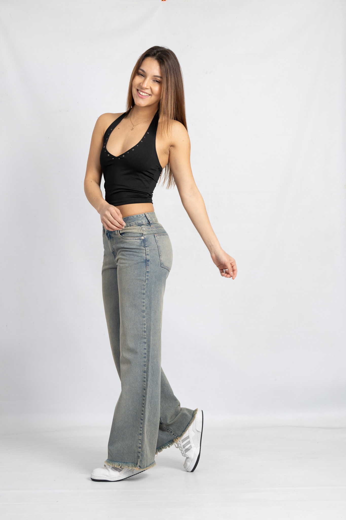 Art. 827 | Wide leg Oxido Matizado Desflecado TM