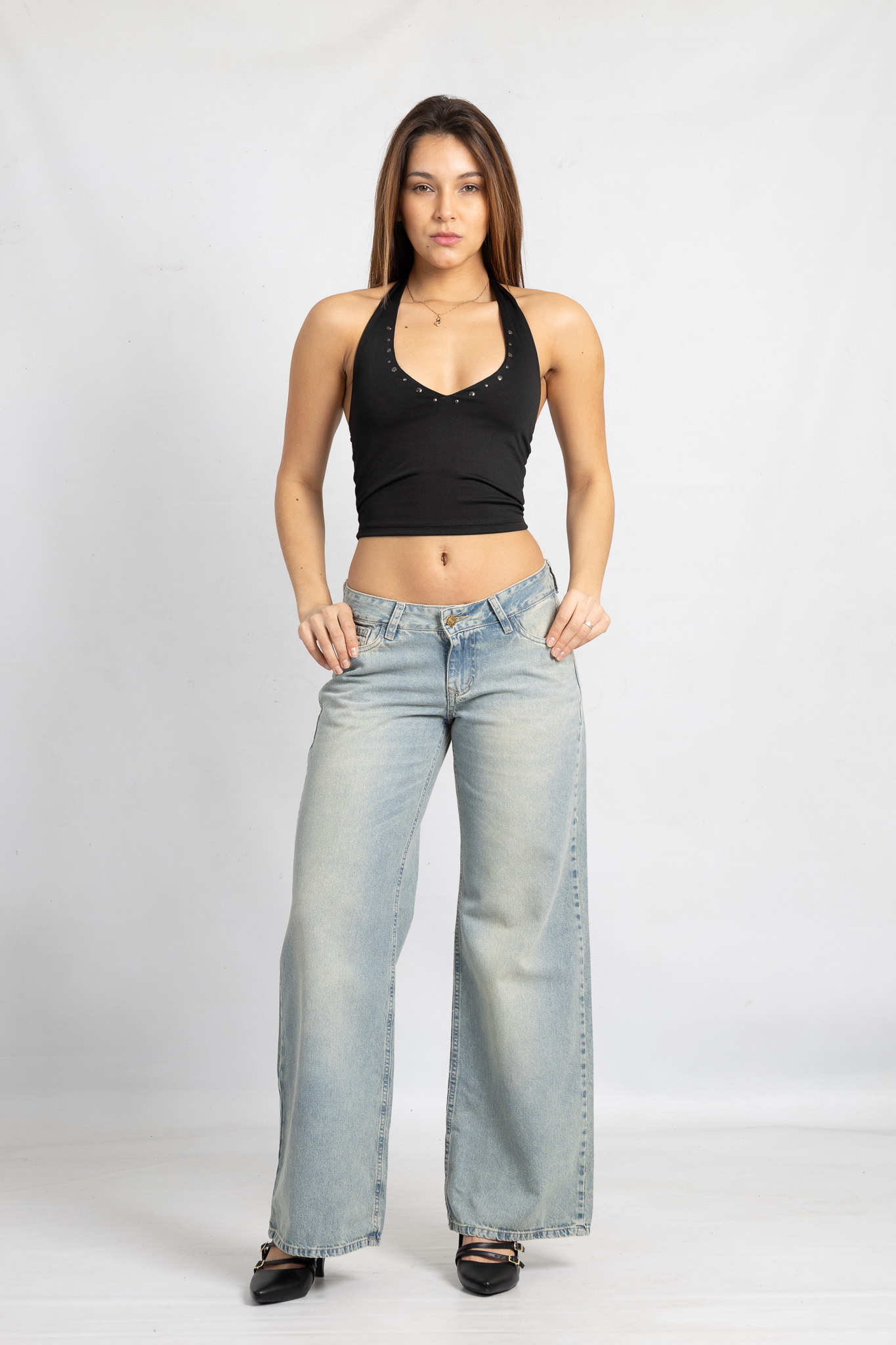 Art. 815 | Wide leg Oxido Matizado Detalle bolsillo TB