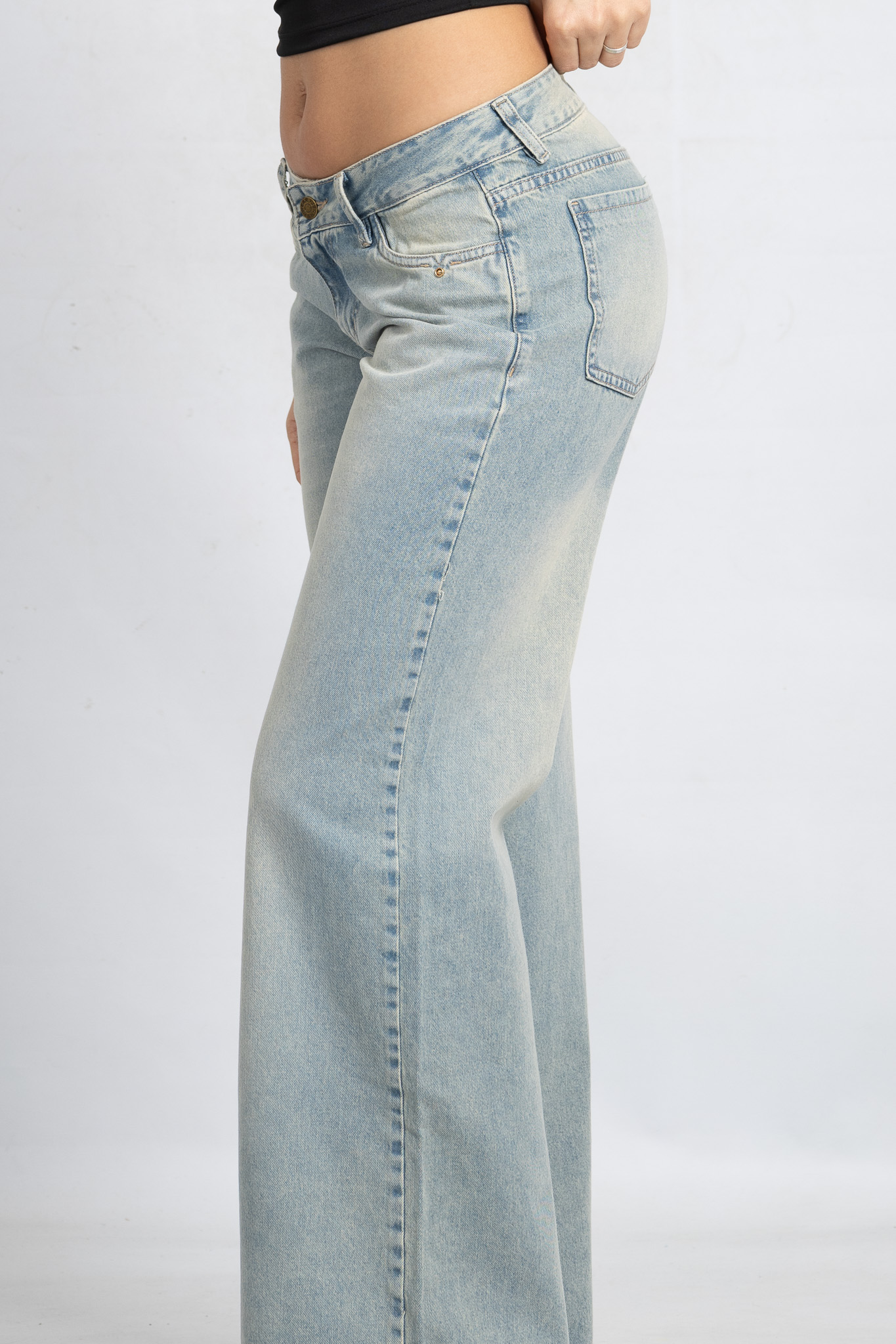 Art. 815 | Wide leg Oxido Matizado Detalle bolsillo TB
