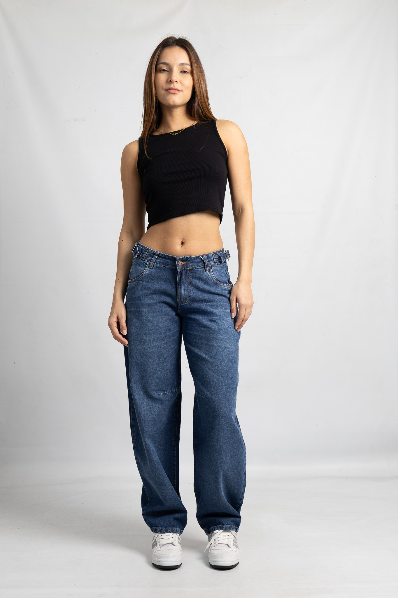 Art. 837 | Baggy Azul Clasico con hebillas TB