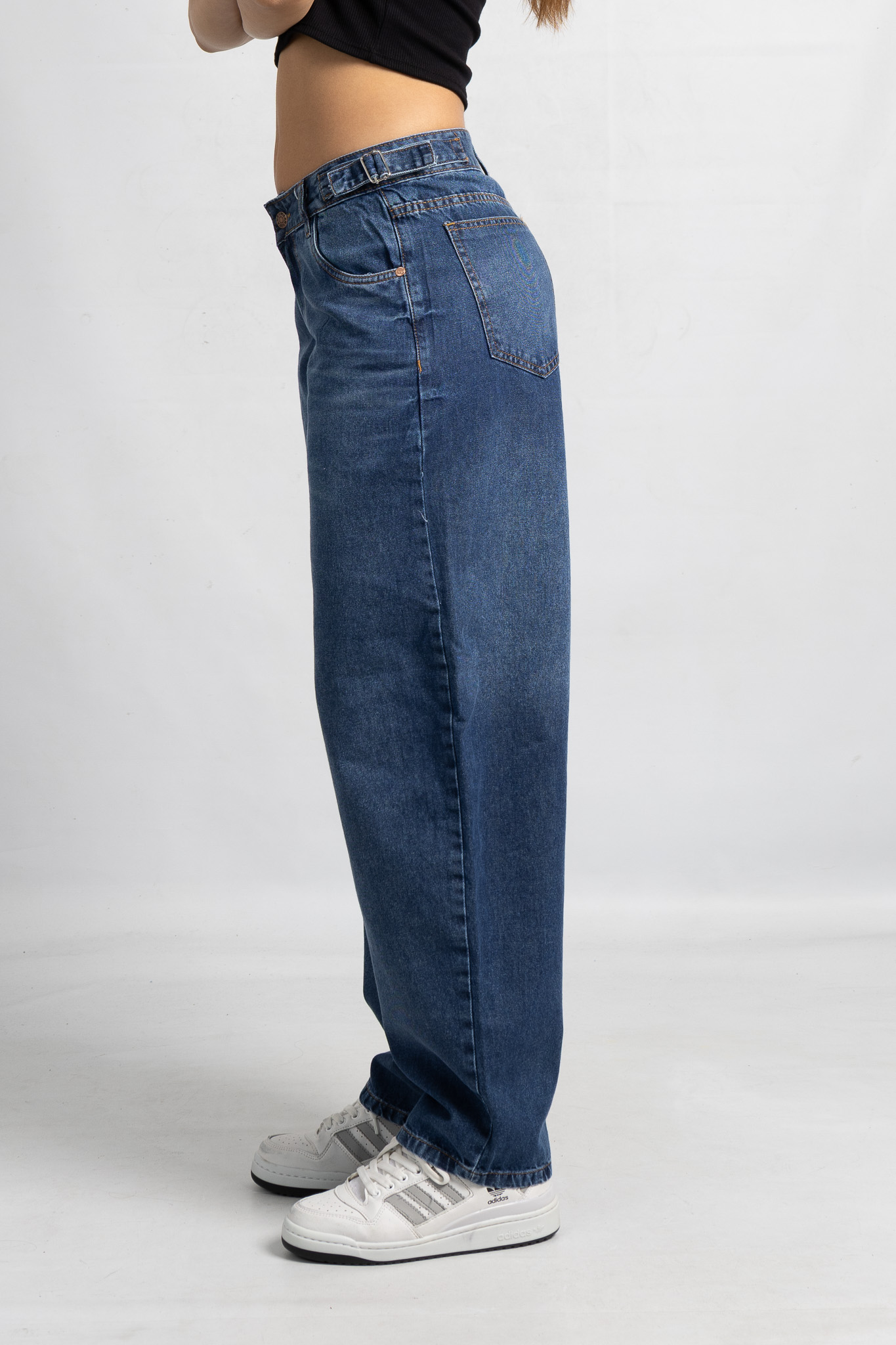 Art. 837 | Baggy Azul Clasico con hebillas TB