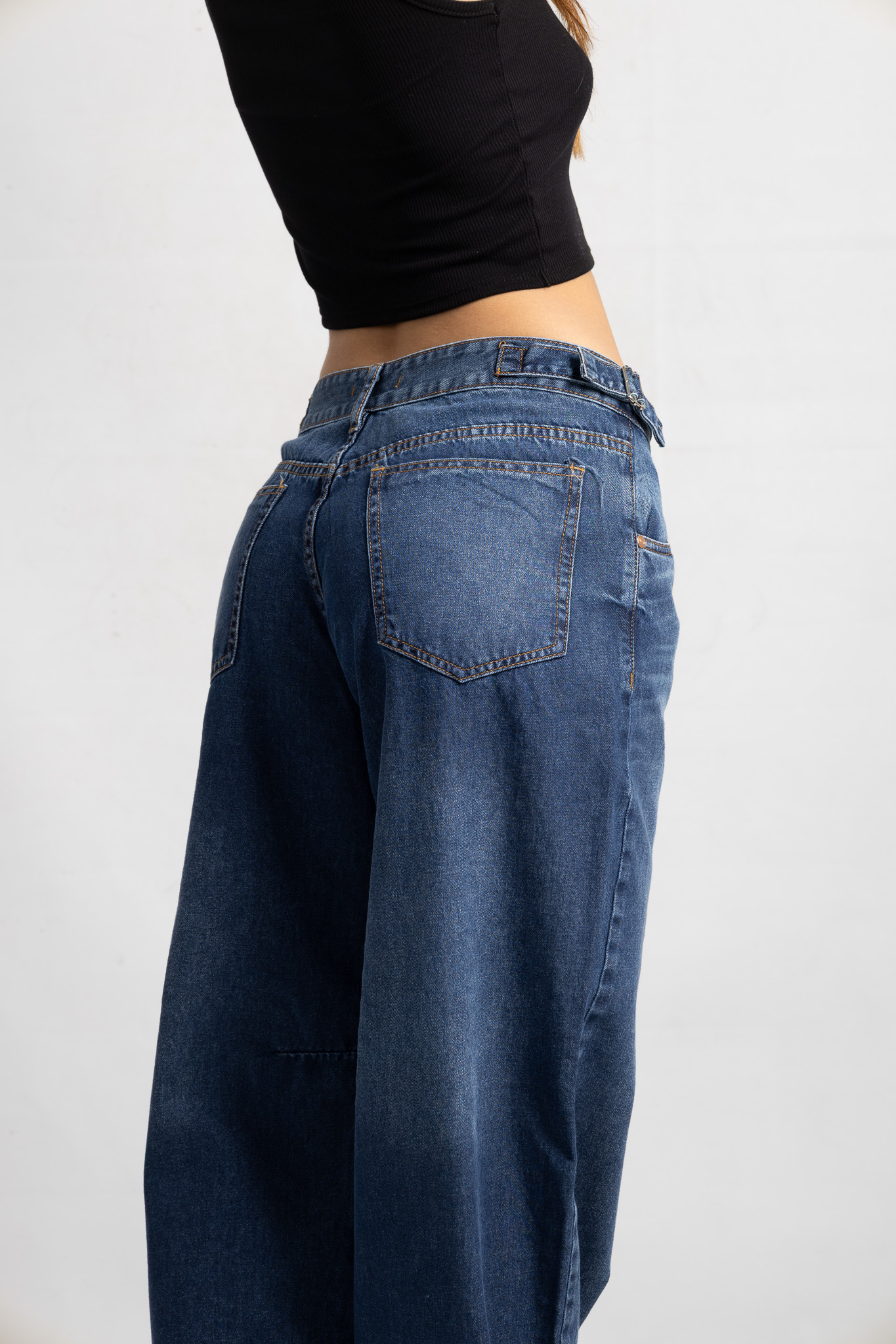 Art. 837 | Baggy Azul Clasico con hebillas TB