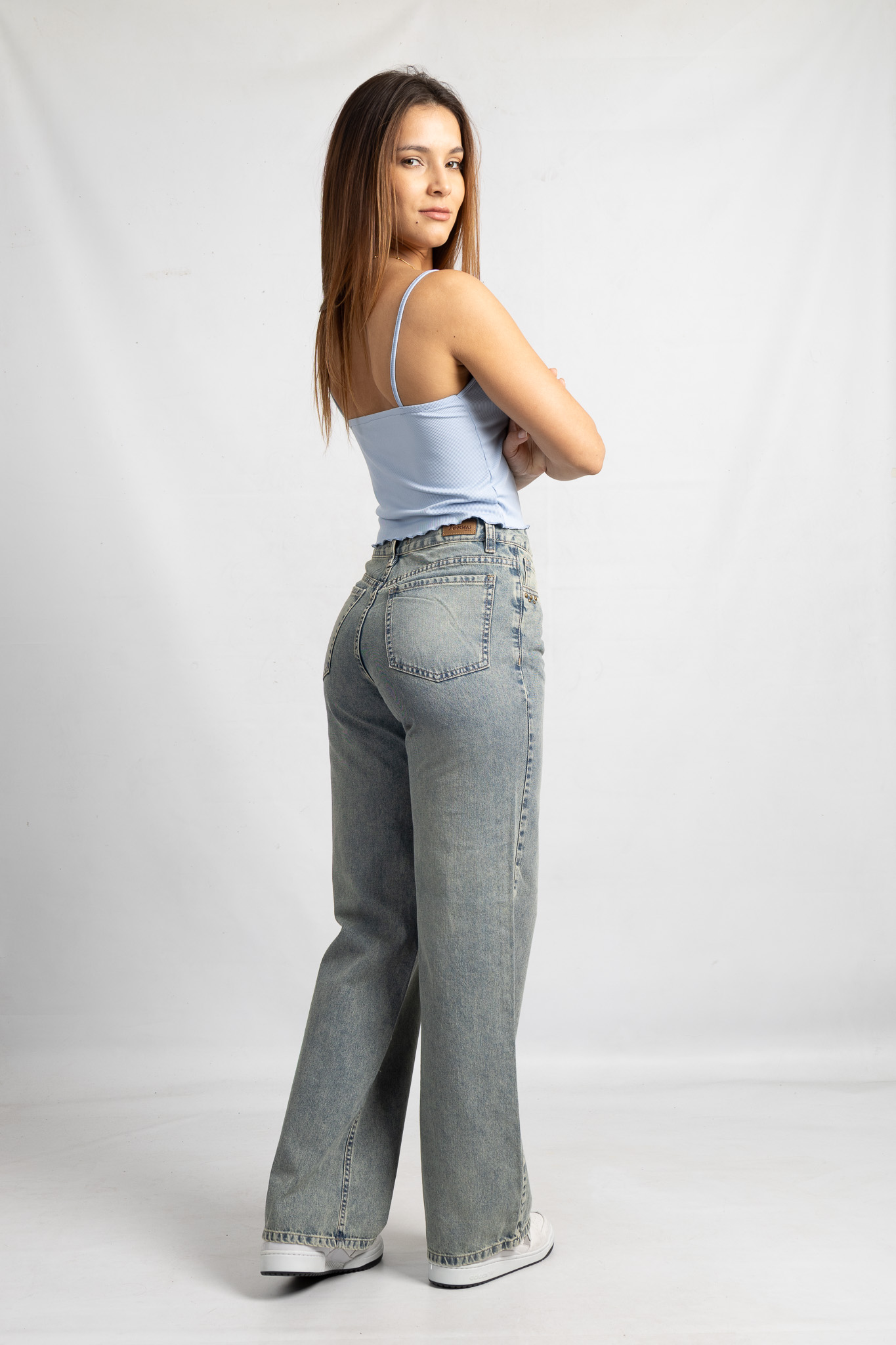 Art. 835 | Wide Leg Oxido Matizado con tacha TA