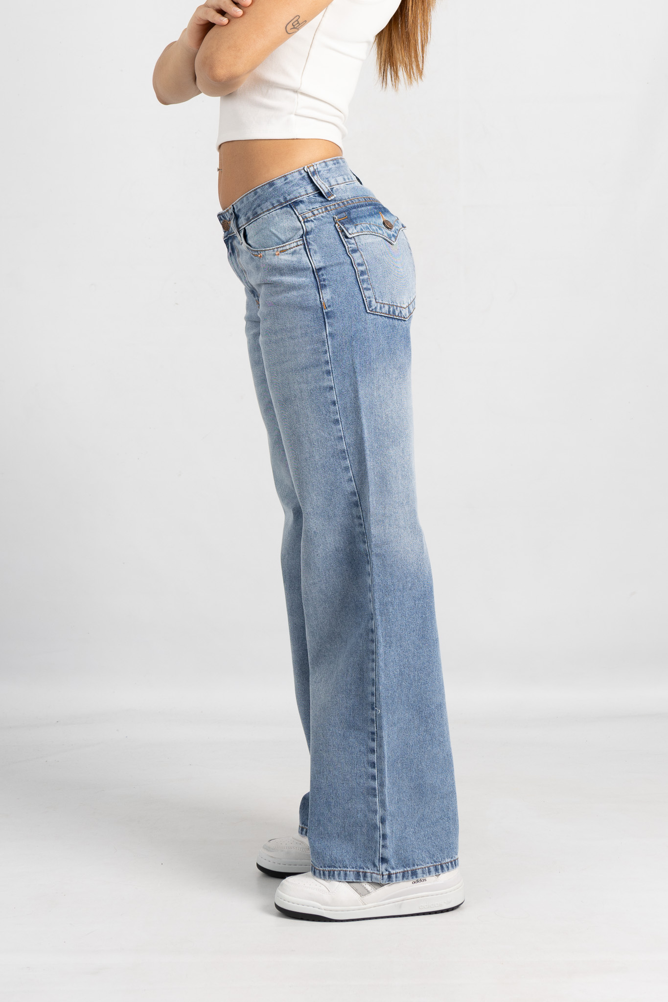 Art. 844 | Wide Leg Nevado bolsillo con tapa TM