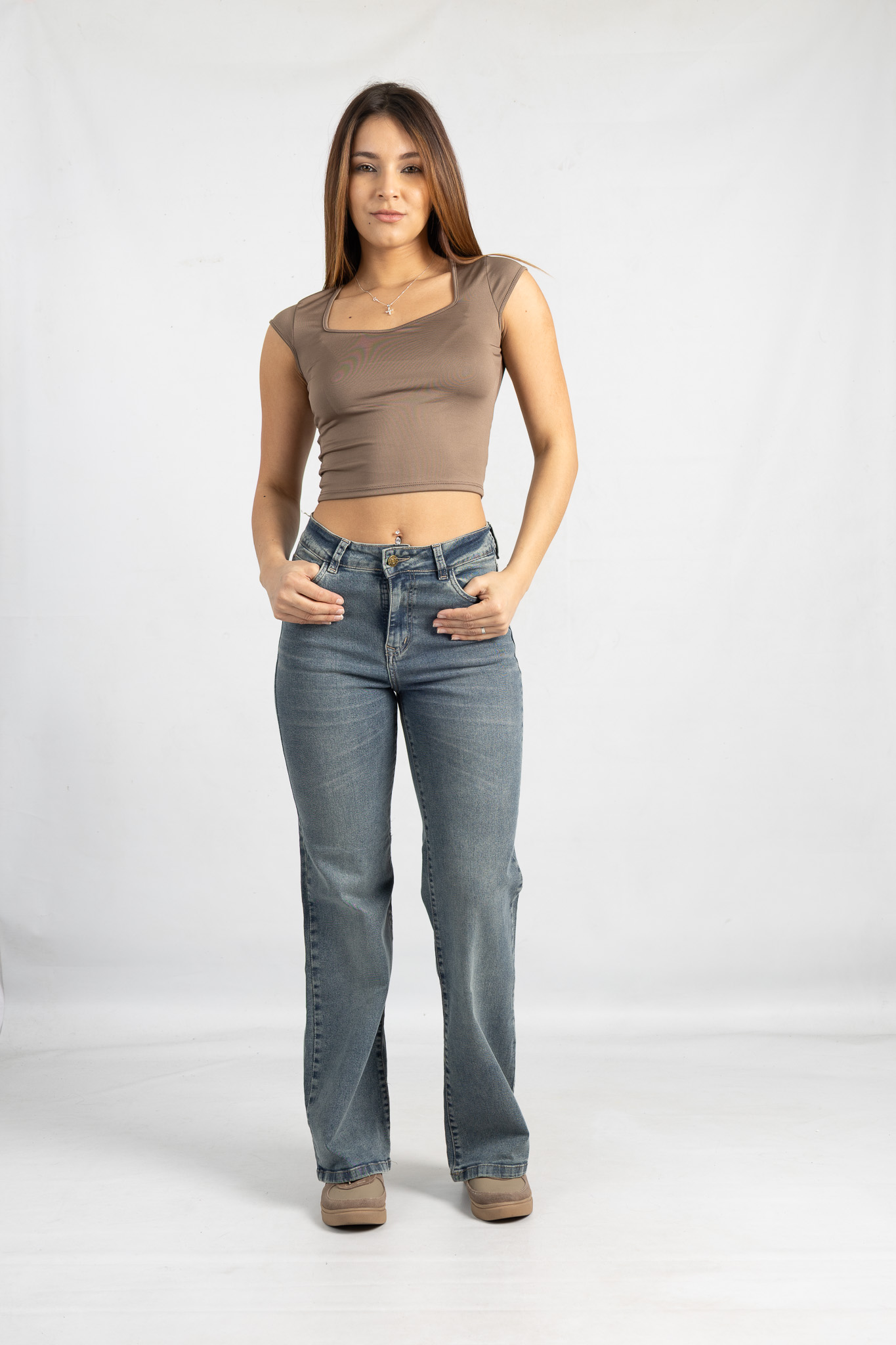 Art. 828 | Wide Leg elastizado oxido matizado TA