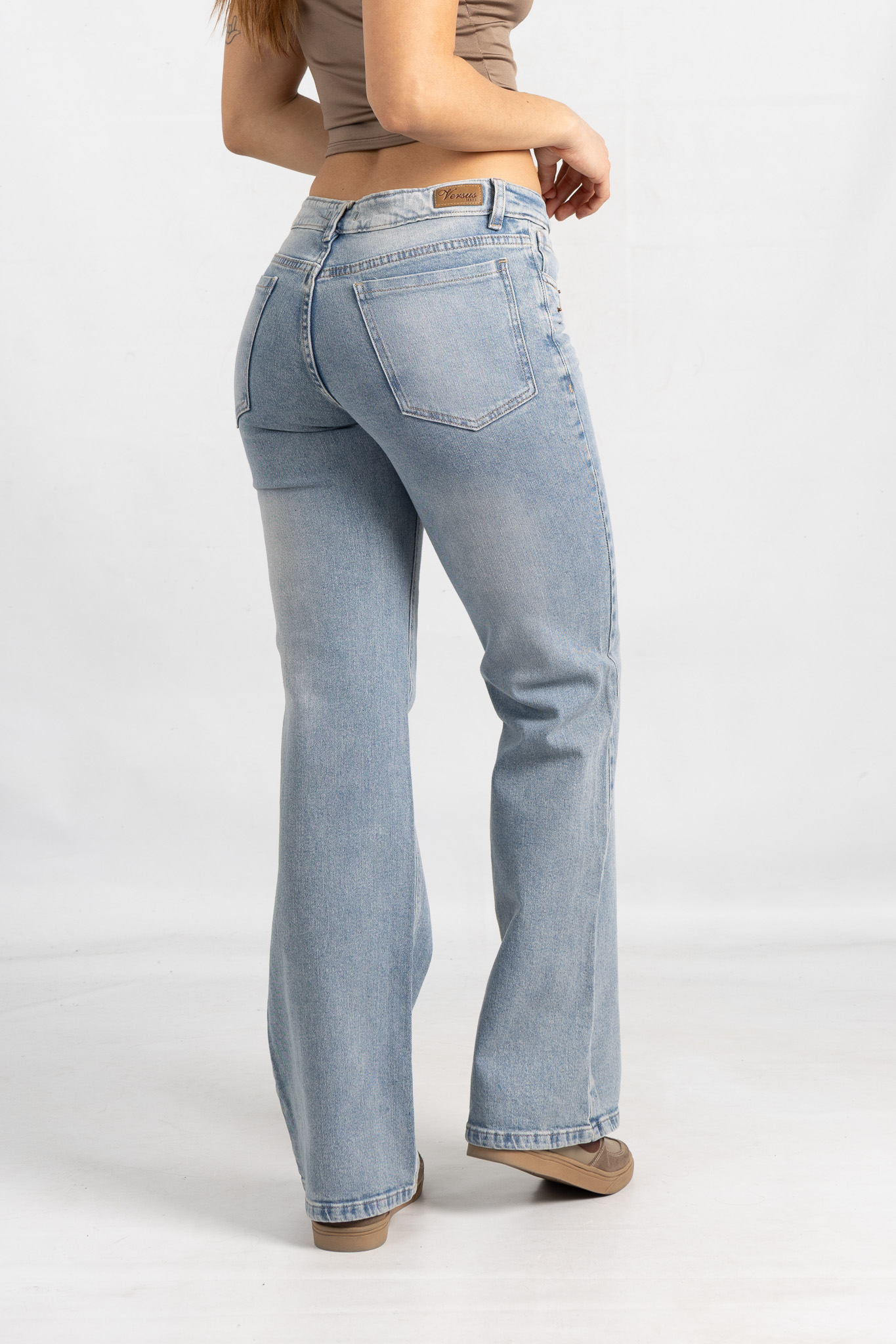 Art. 846 | Wide Leg Semi-Elastizado Oxido Matizado con tachitas