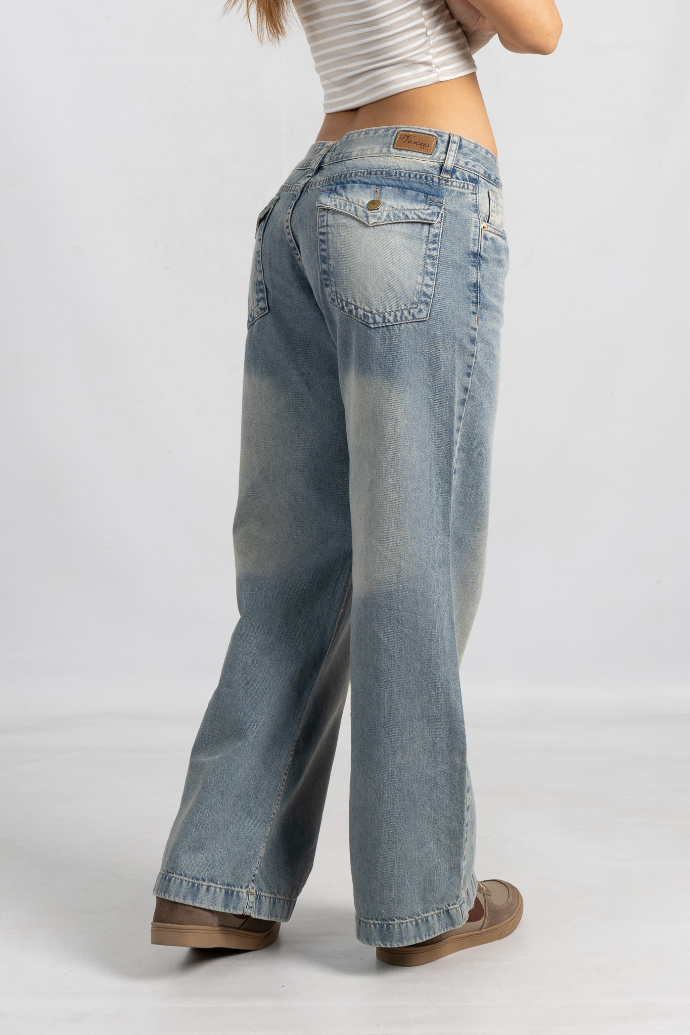 Art. 861 | Wide leg Oxido Matizado con bolsillo tapa ETB