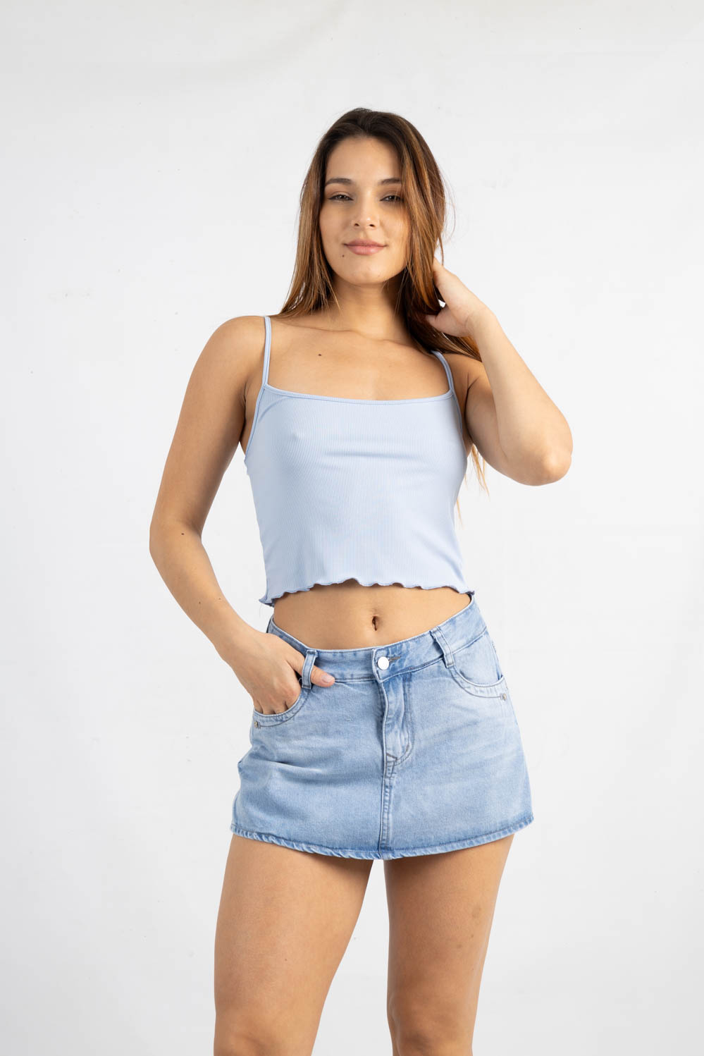 M-71 | Short Pollera Nevado Claro TM