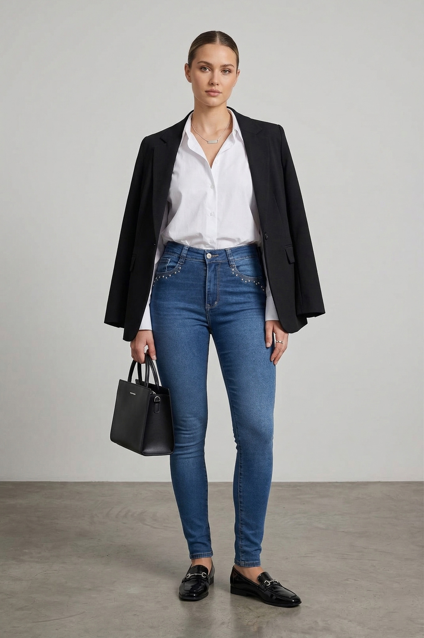 Art. 870 | Chupin Jeans Bolsillo bordes con tachita TA