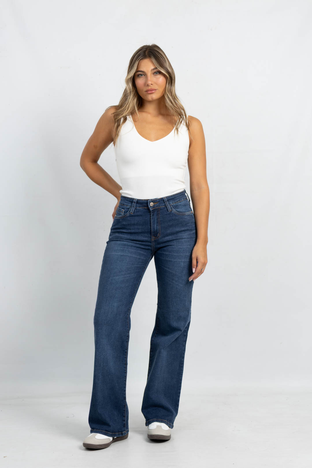 Art. 866 | Wide Leg Jeans Elastizado Clásico TA