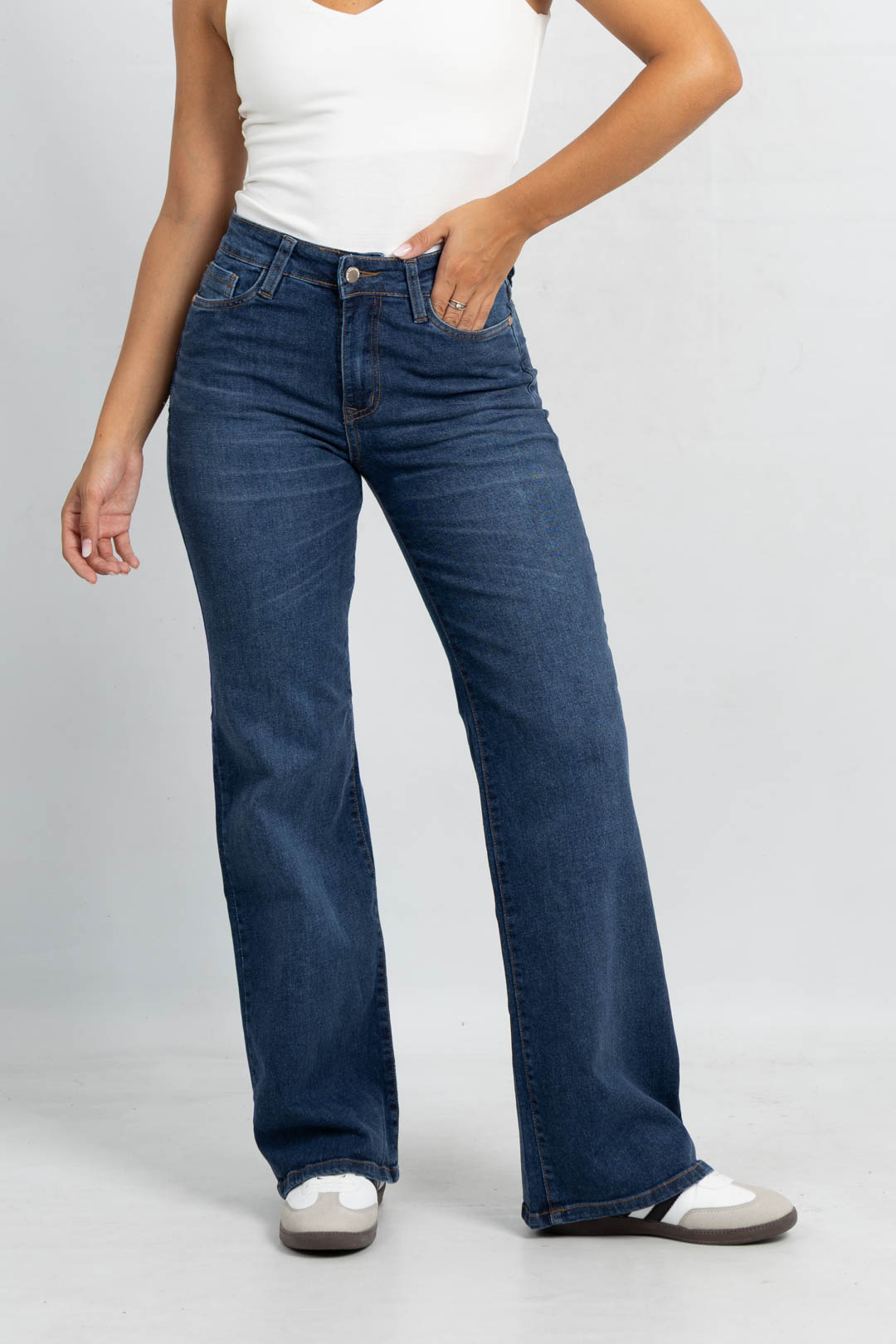 Art. 866 | Wide Leg Jeans Elastizado Clásico TA