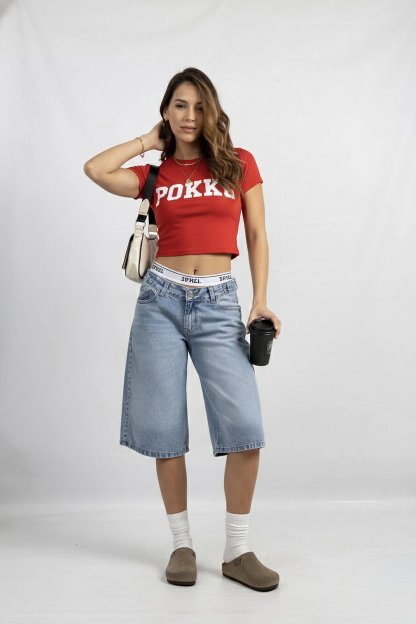 B-35 | Bermuda Nevado Claro Clasico TM