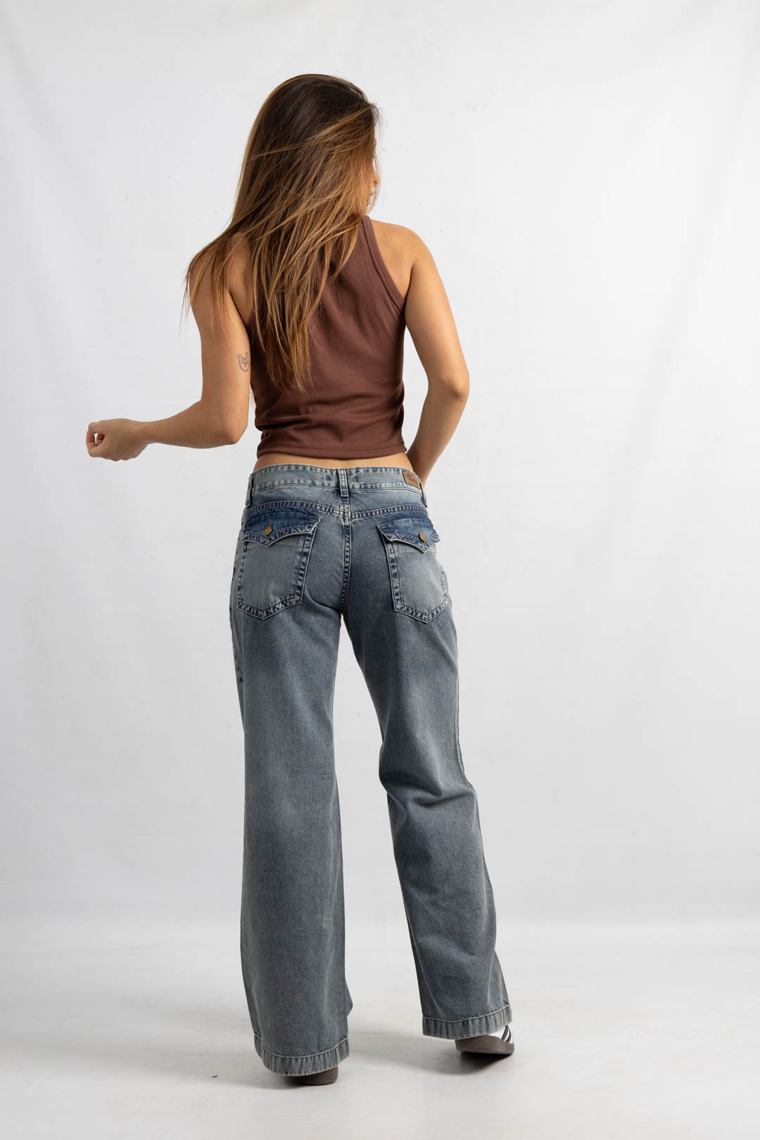 Art. 871 | Wide leg Oxido con tapa HG TB