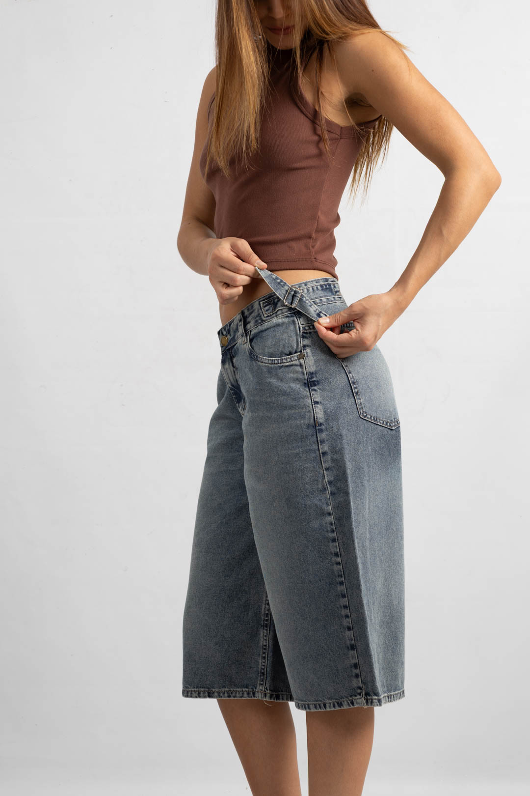 B-36 | Bermuda Oxido Nevado con hebilla