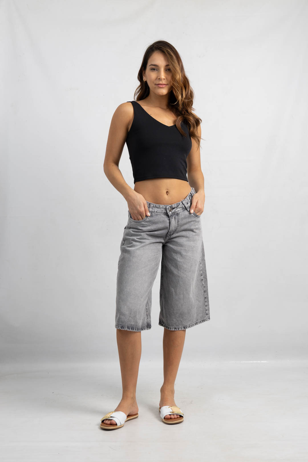 B-34 | Bermuda Gris Clasico