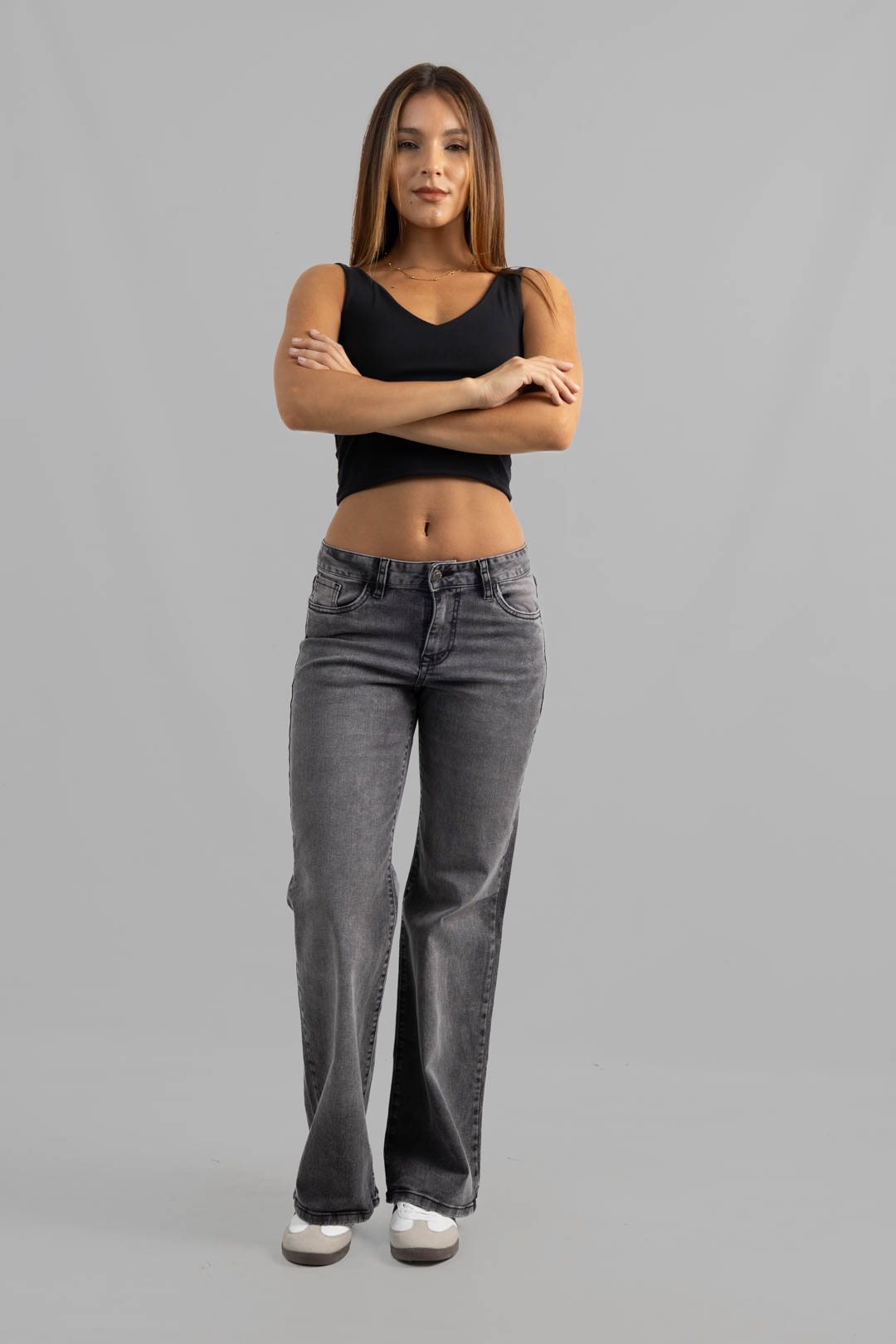 Art. 884 | Wide leg gris oscuro TM