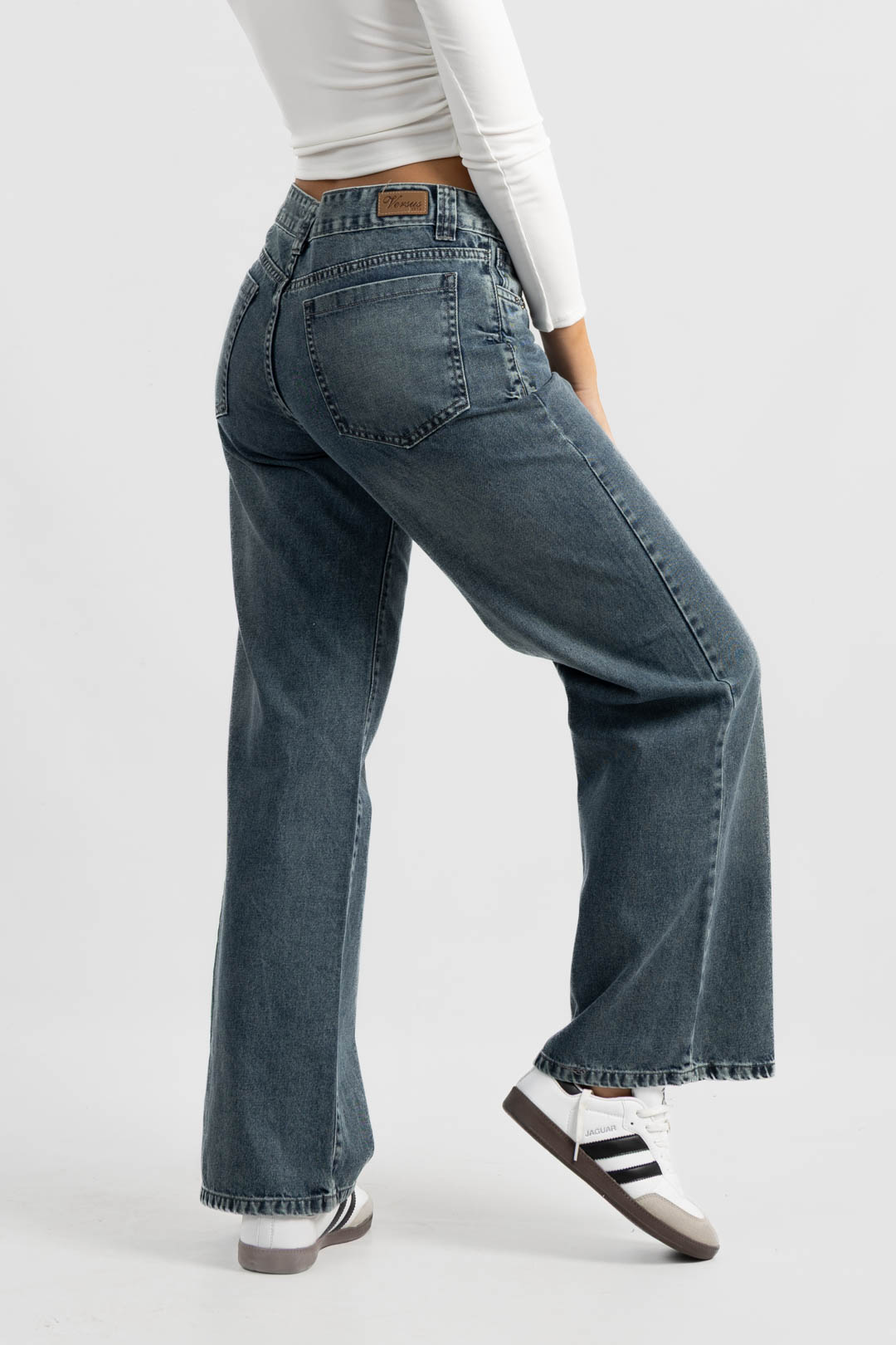 Art. 893 | Wide Leg Oxido Matizado Blue HG TM