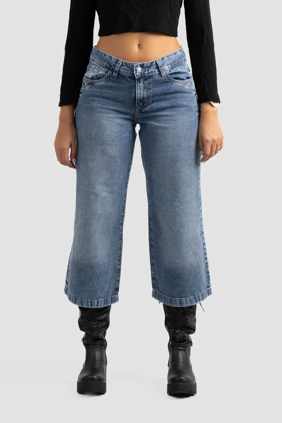 Art. 889 | Wide leg Culotte Nevado Detalle bolsillos TM