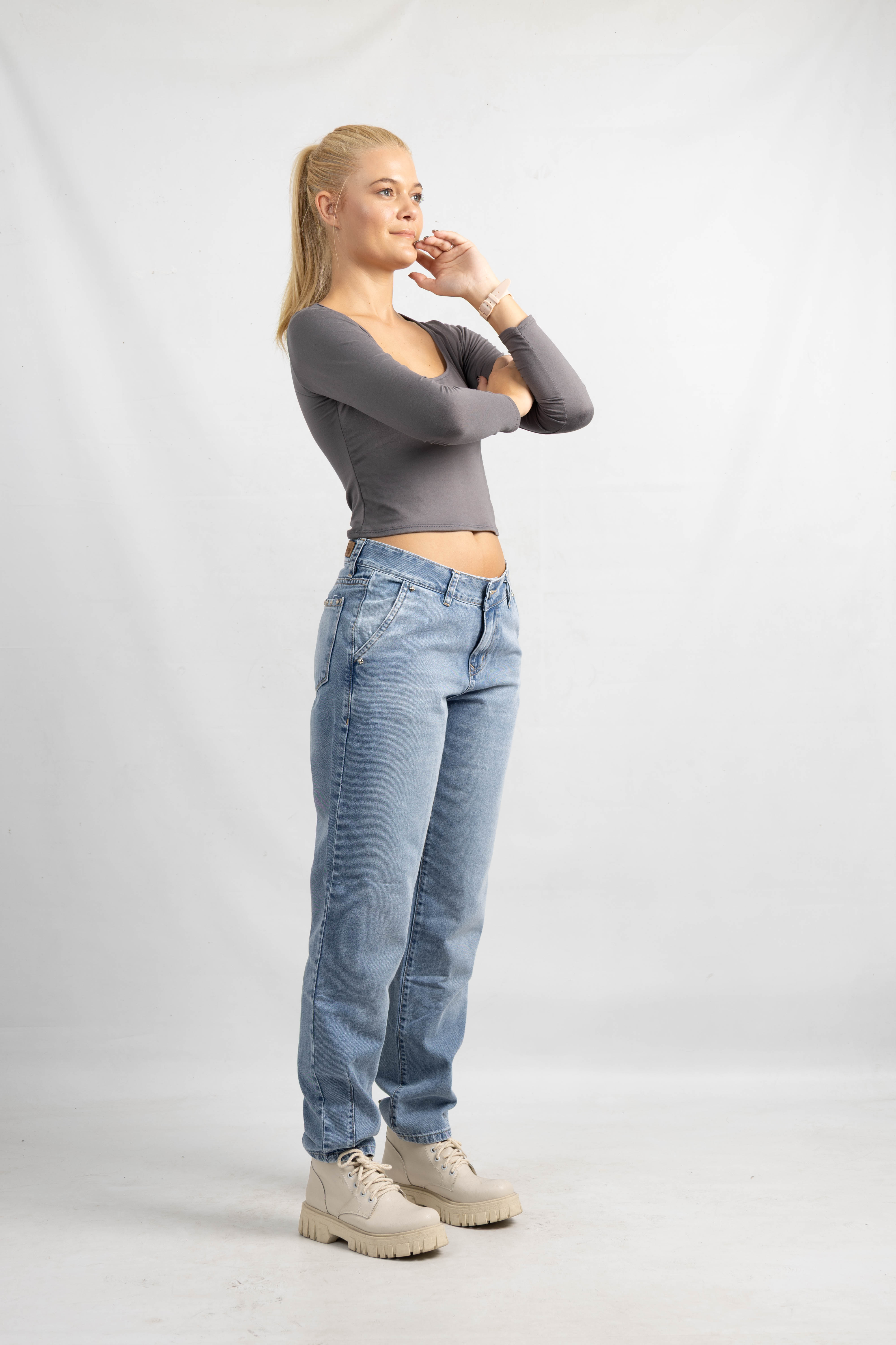 Art. 898 | Mom Slouchy nevado clasico