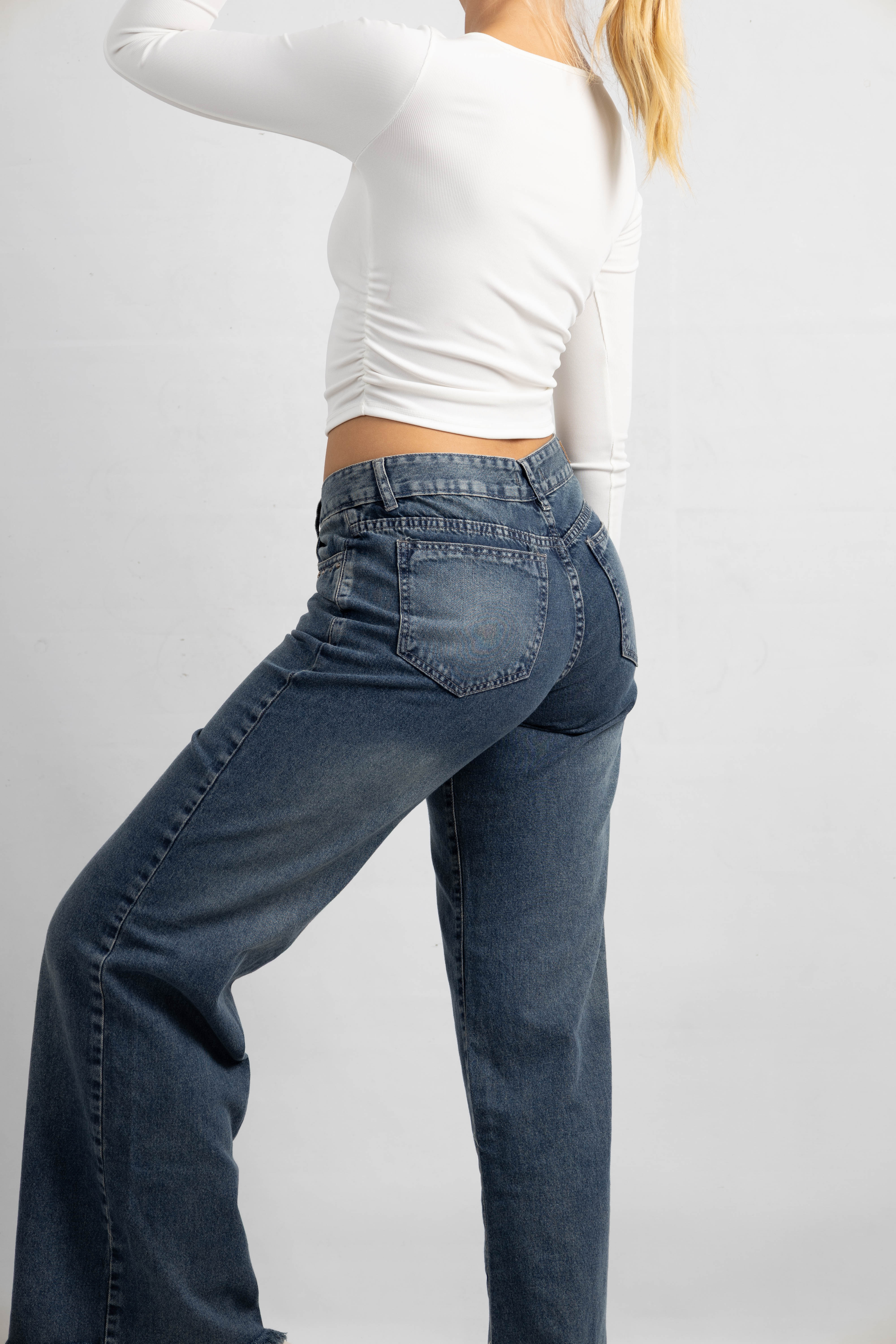 Art. 904 | Wide leg Oxido Tachitas bolsillo HG TM