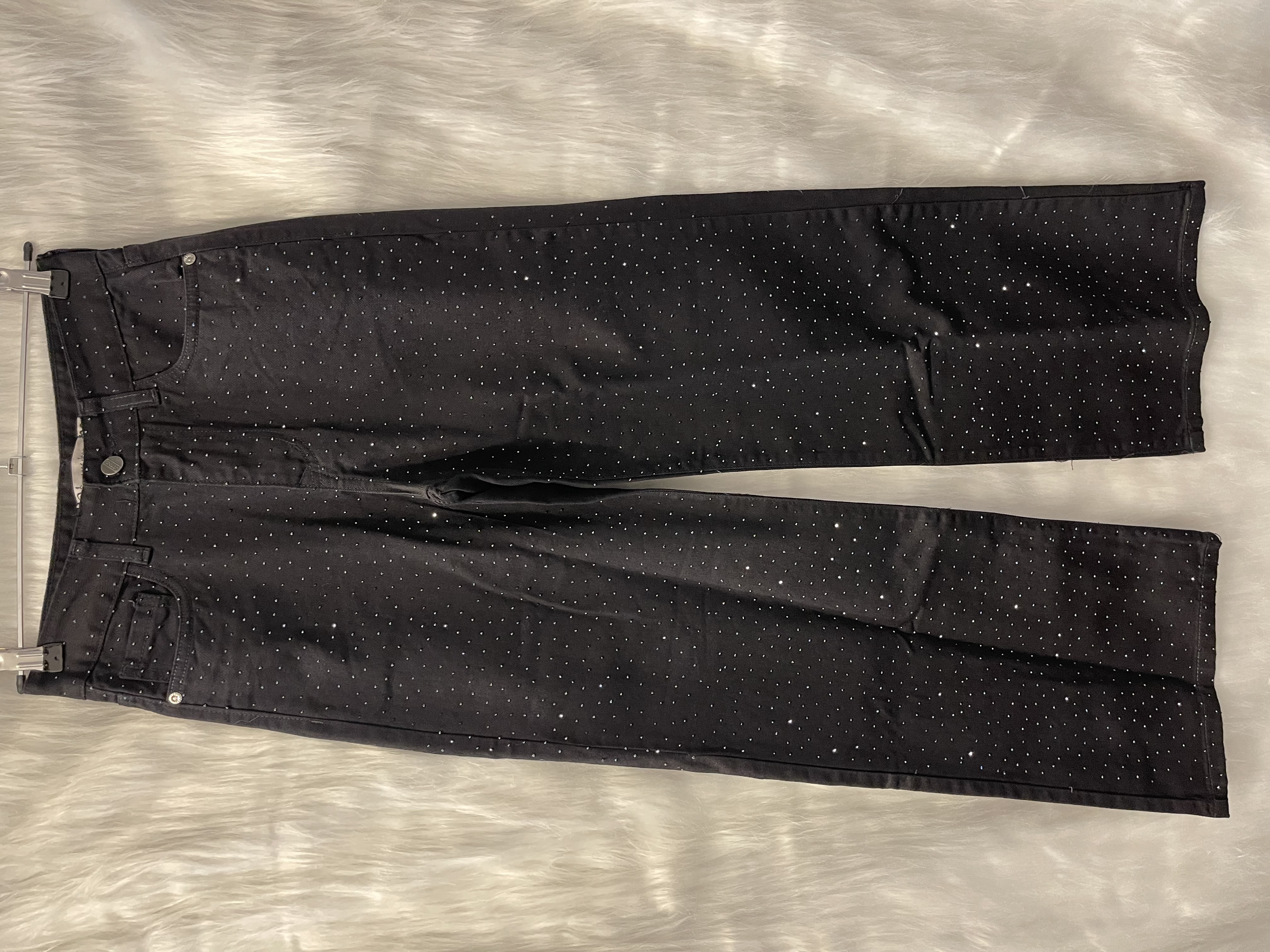 Art. 911 | Wide Leg Strass Negro