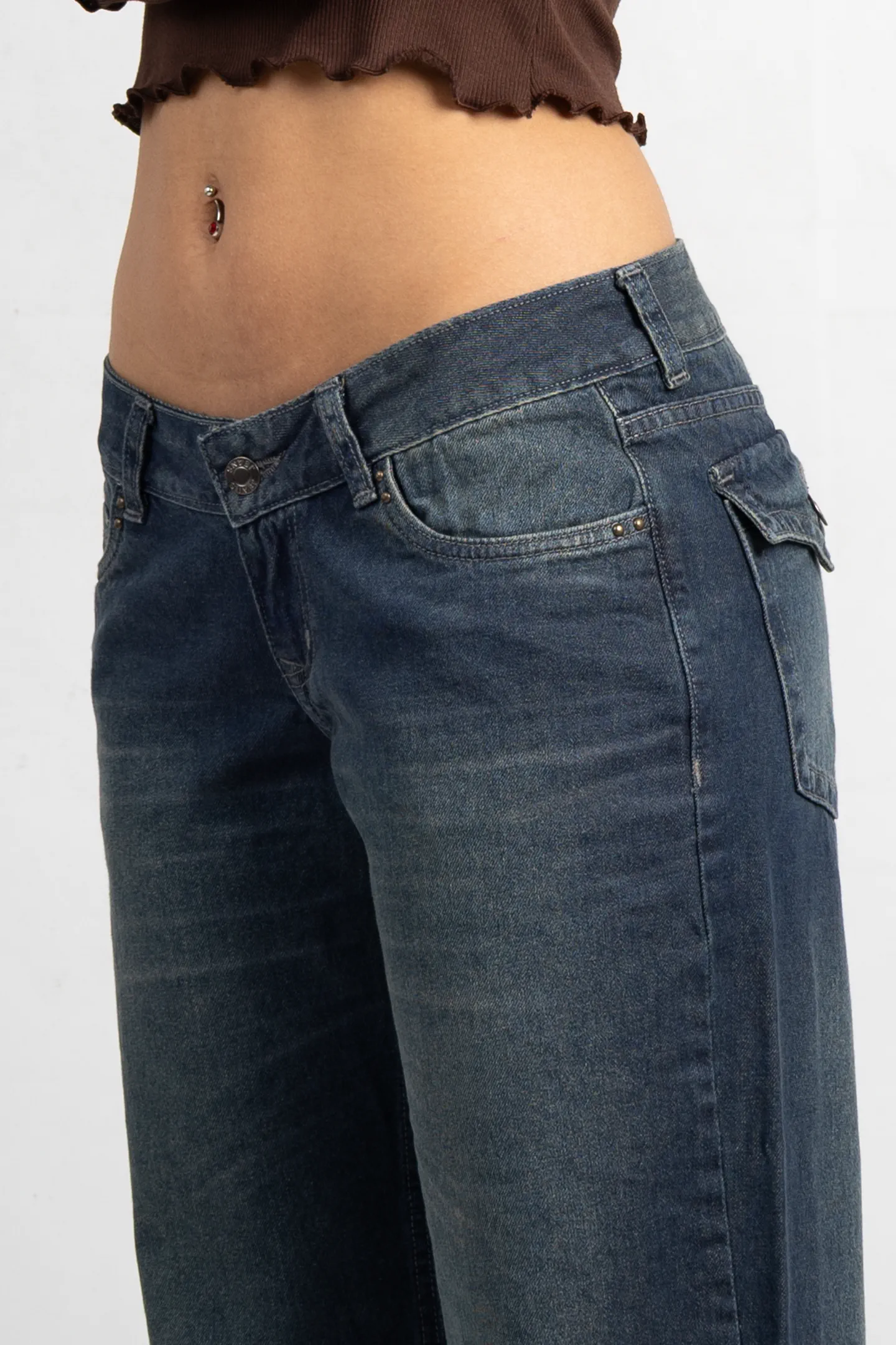 Art. 938 Wide Leg Oxido con tapa EXT