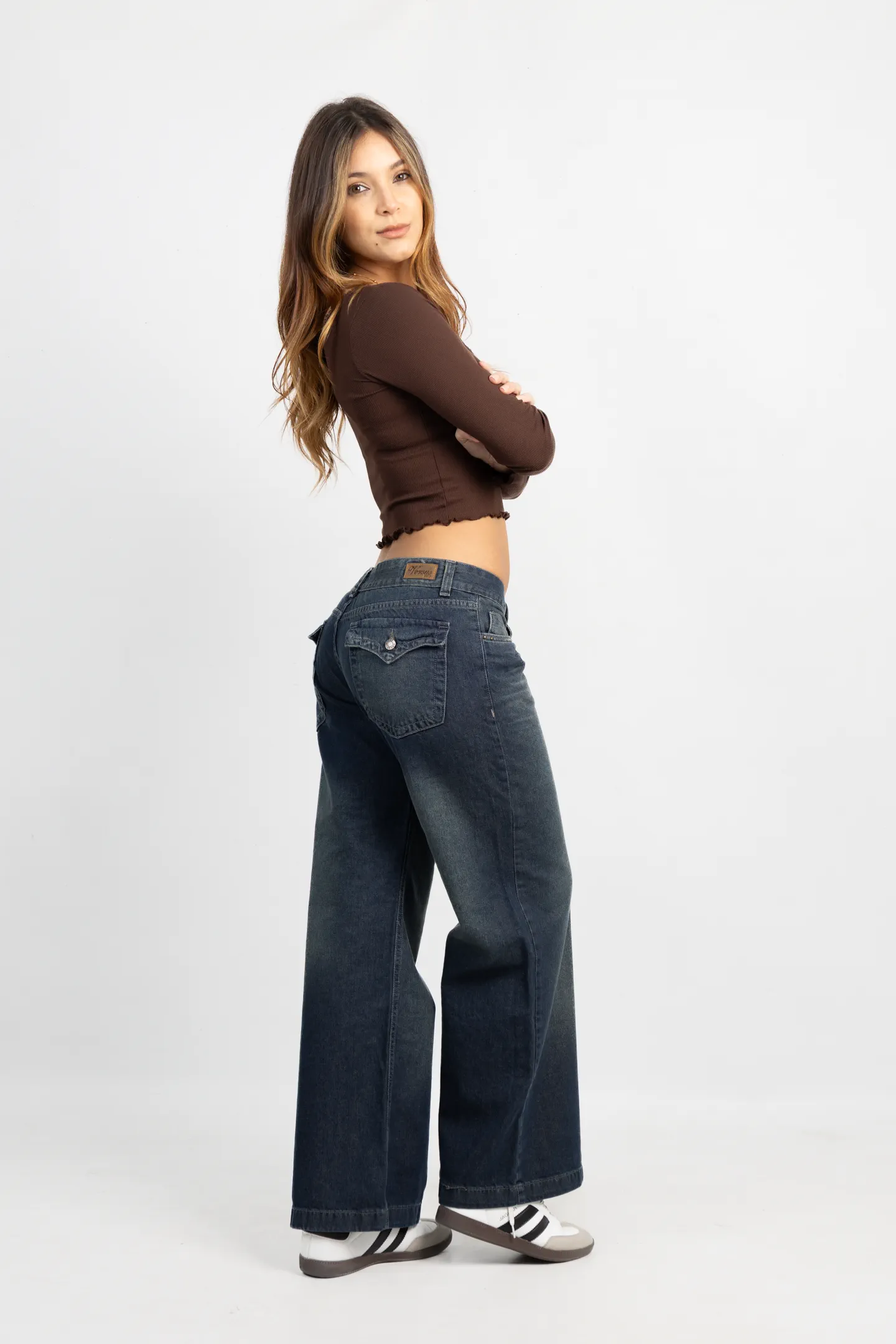 Art. 938 Wide Leg Oxido con tapa EXT
