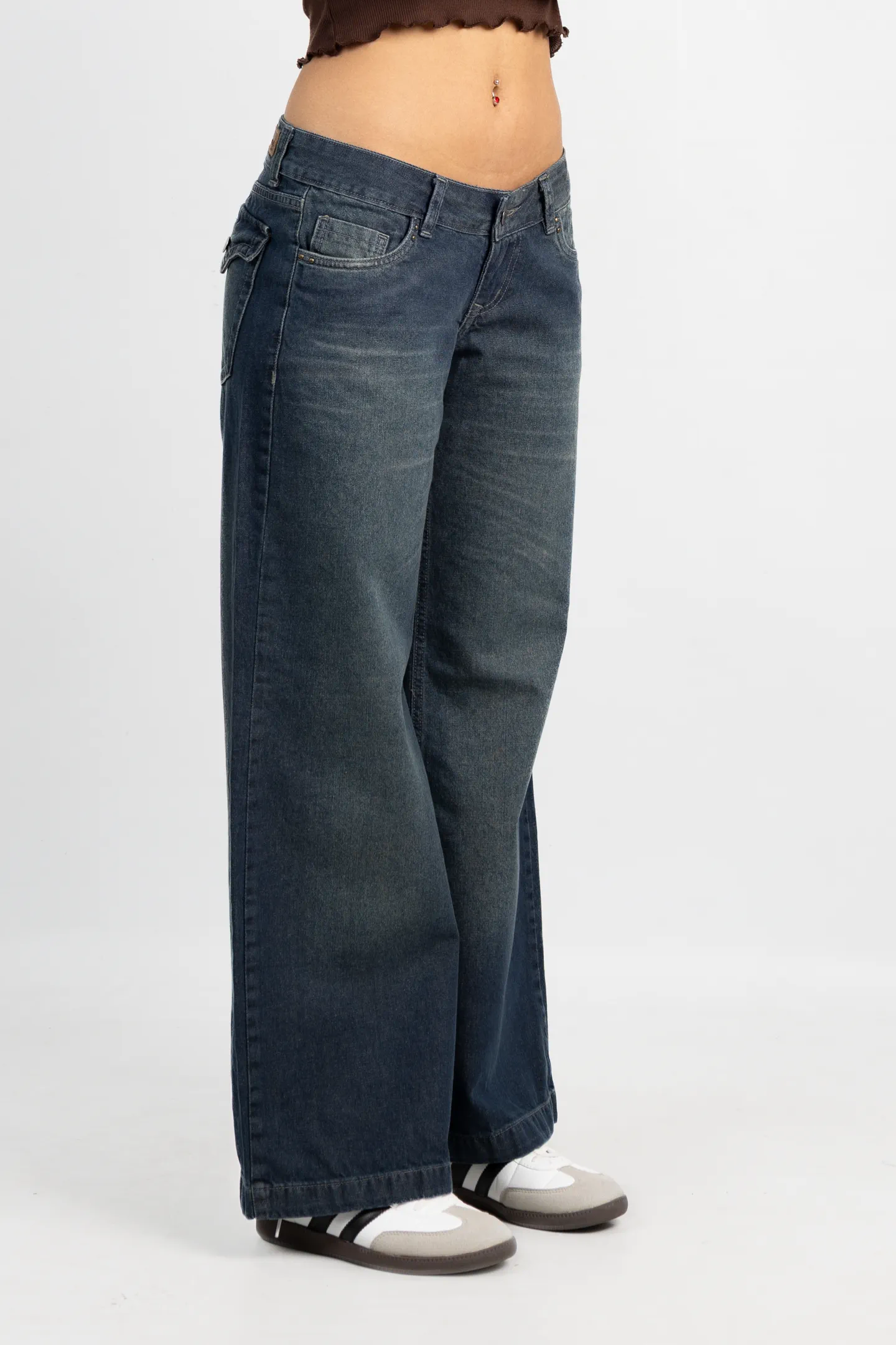 Art. 938 Wide Leg Oxido con tapa EXT
