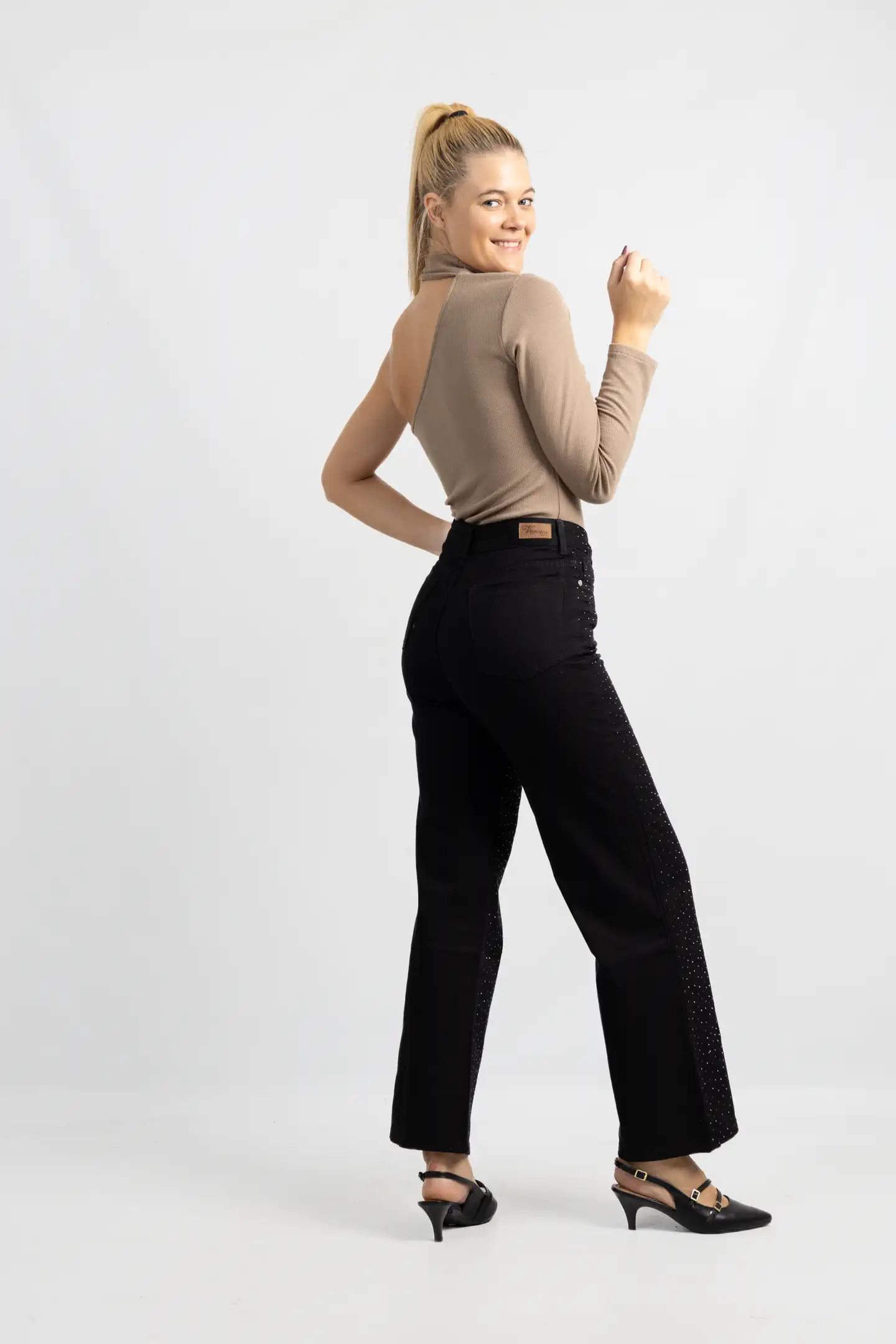 Art. 911 2 Art. 911 | Wide Leg Strass Negro TA