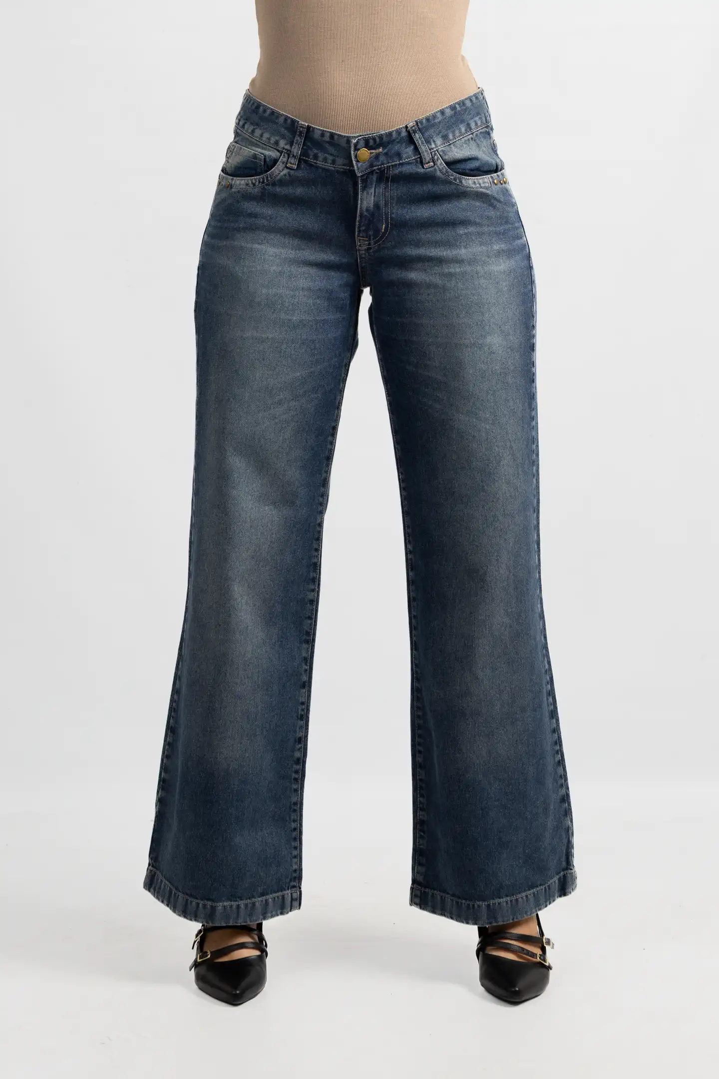 Art. 909 | Wide leg Oxido Detalle bolsillo HC TB