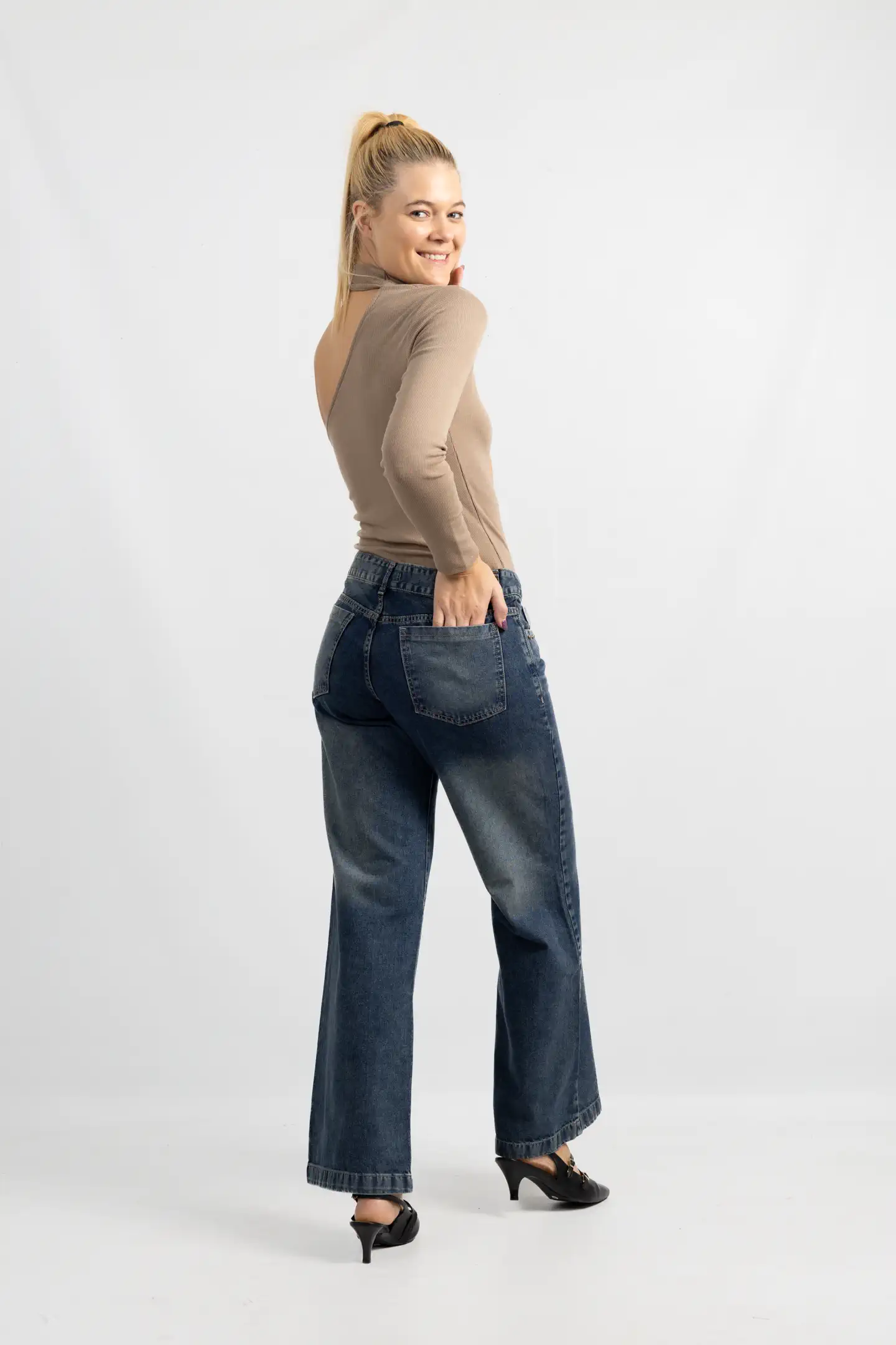 Art. 909 | Wide leg Oxido Detalle bolsillo HC TB