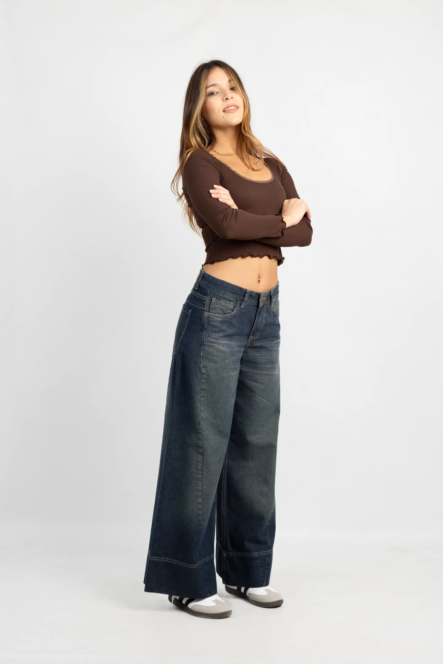 Art. 941 Wide Leg Cutted Oxido TM