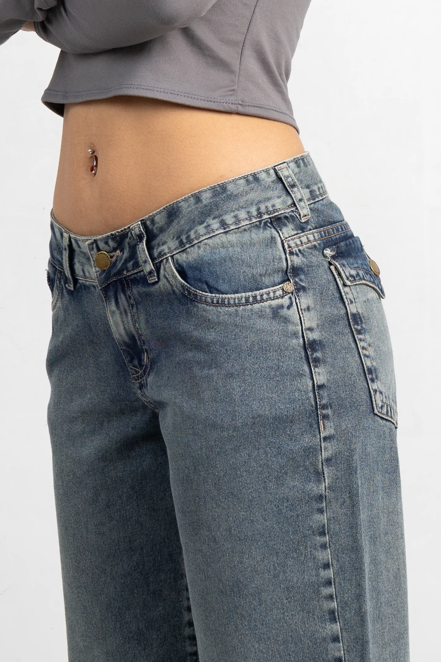 Art. 932 | Wide leg Oxido Nevado Con Tapa TB