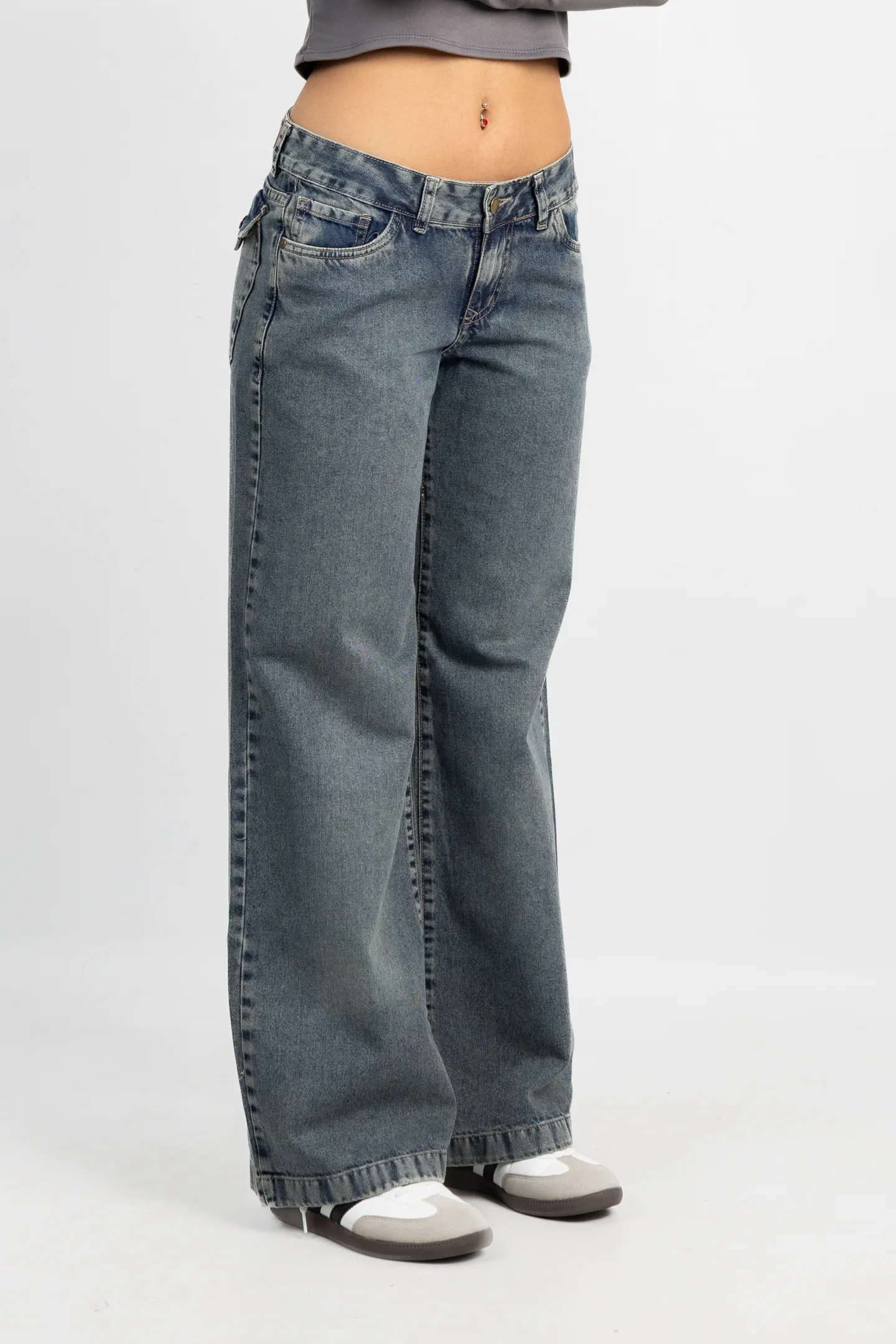 Art. 932 | Wide leg Oxido Nevado Con Tapa TB