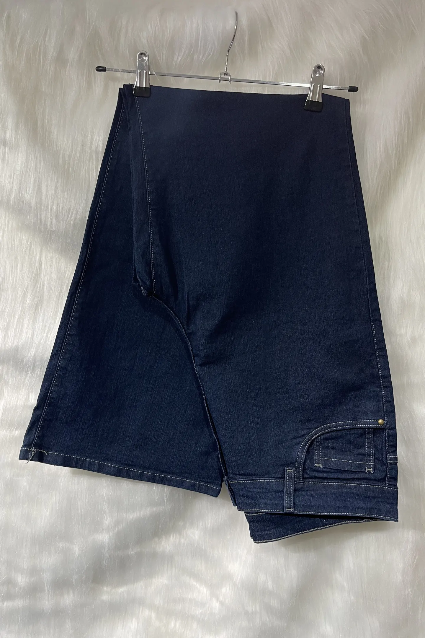 E-12 | Wide leg Azul Semi Elastizado TF HG