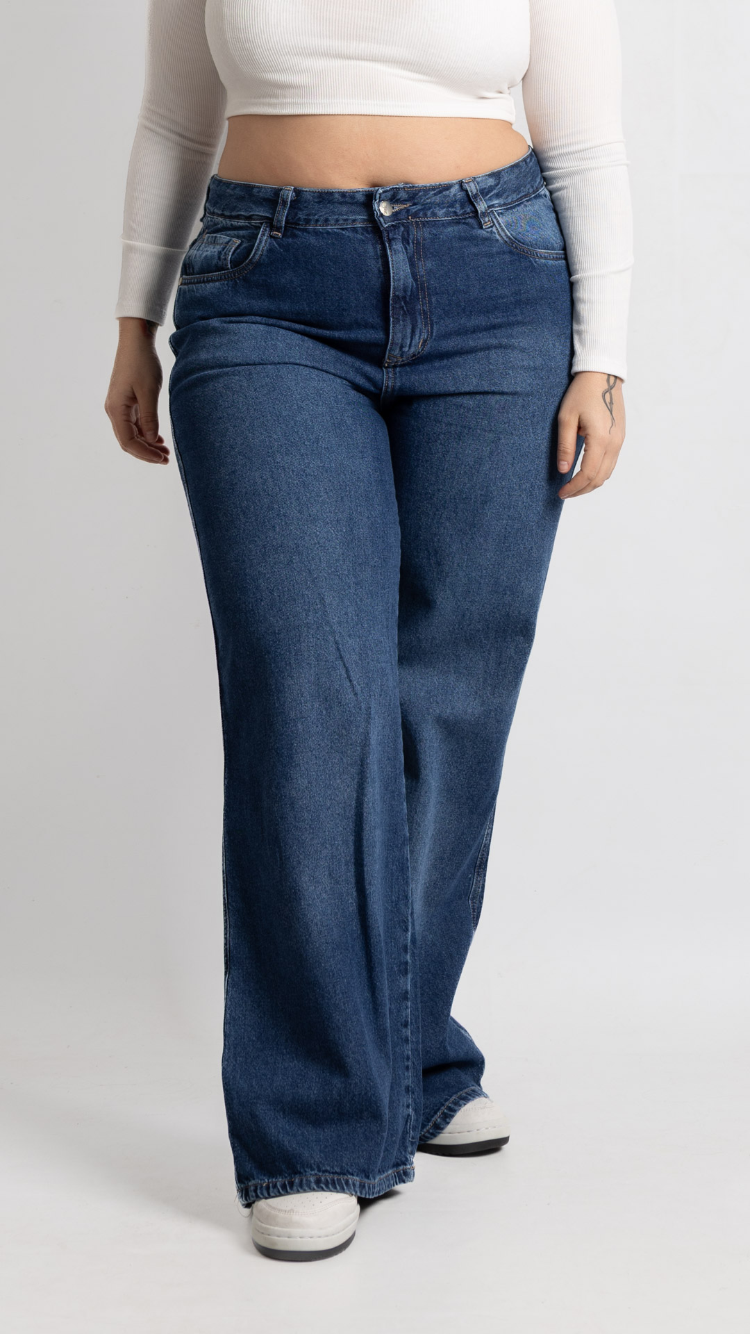 E-7 | Wide leg Azul HC