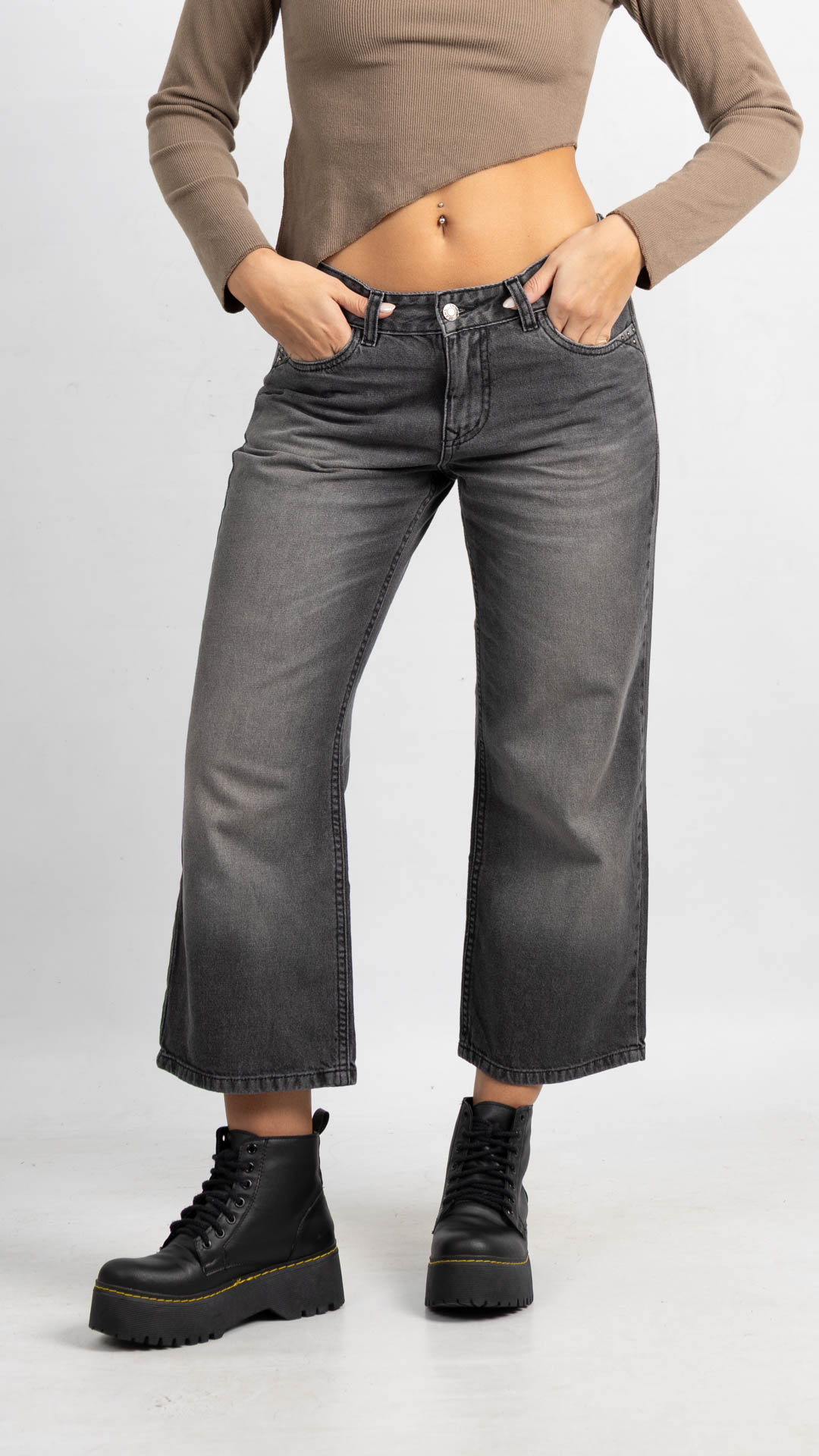 Art. 961 | Cropped Gris TM
