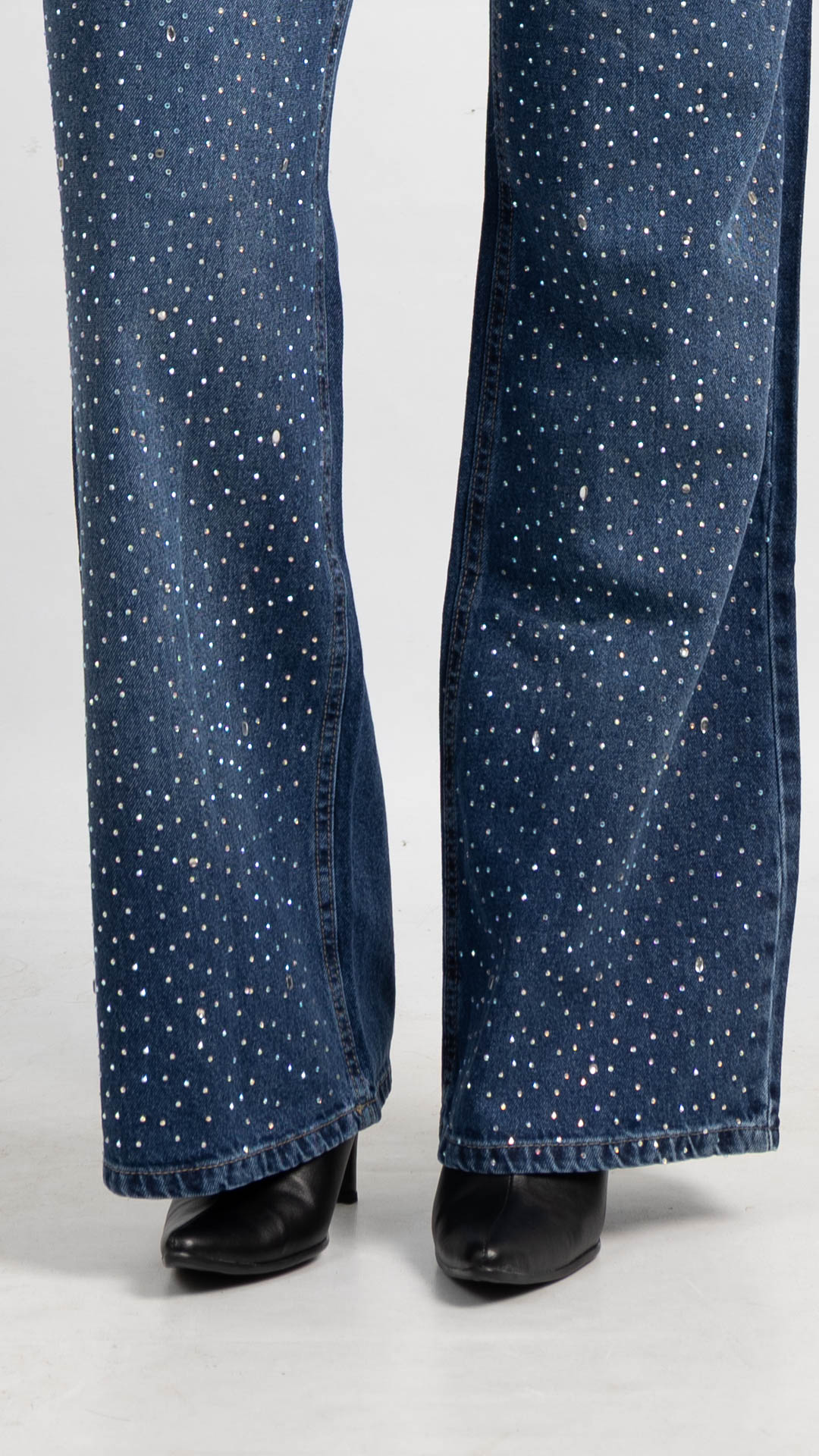 Art. 955 | Wide leg Nevado Oscuro Strass TM