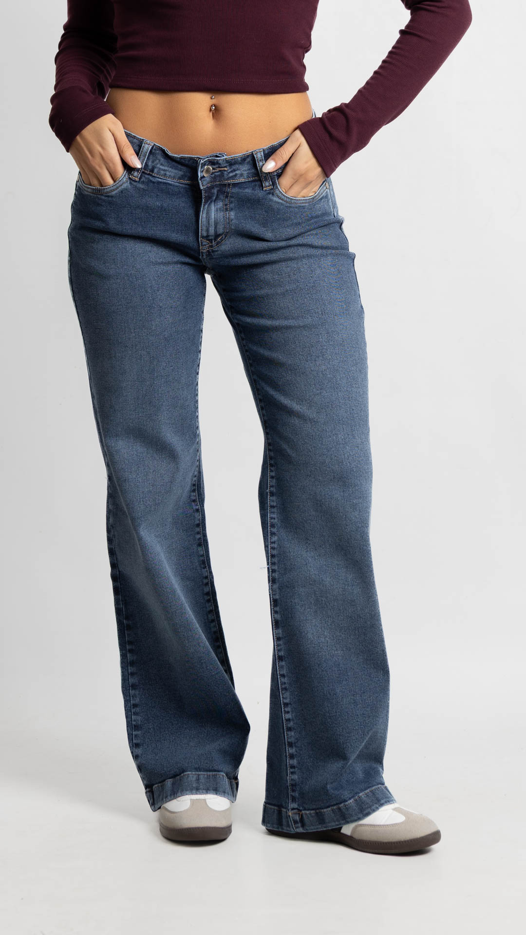 Art. 964 | Wide leg Elastizado Nevado Oscuro TB