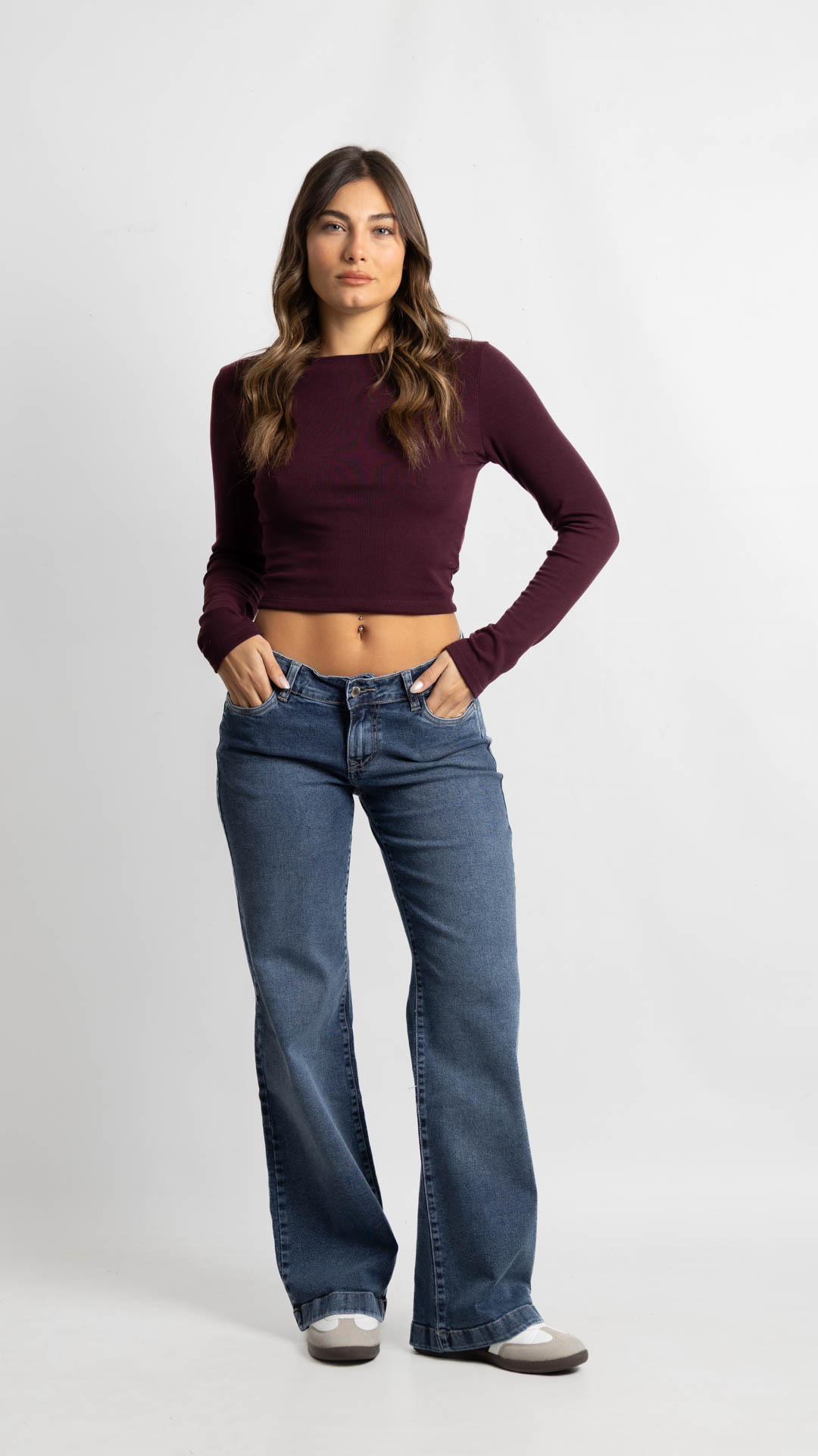 Art. 964 | Wide leg Elastizado Nevado Oscuro TB