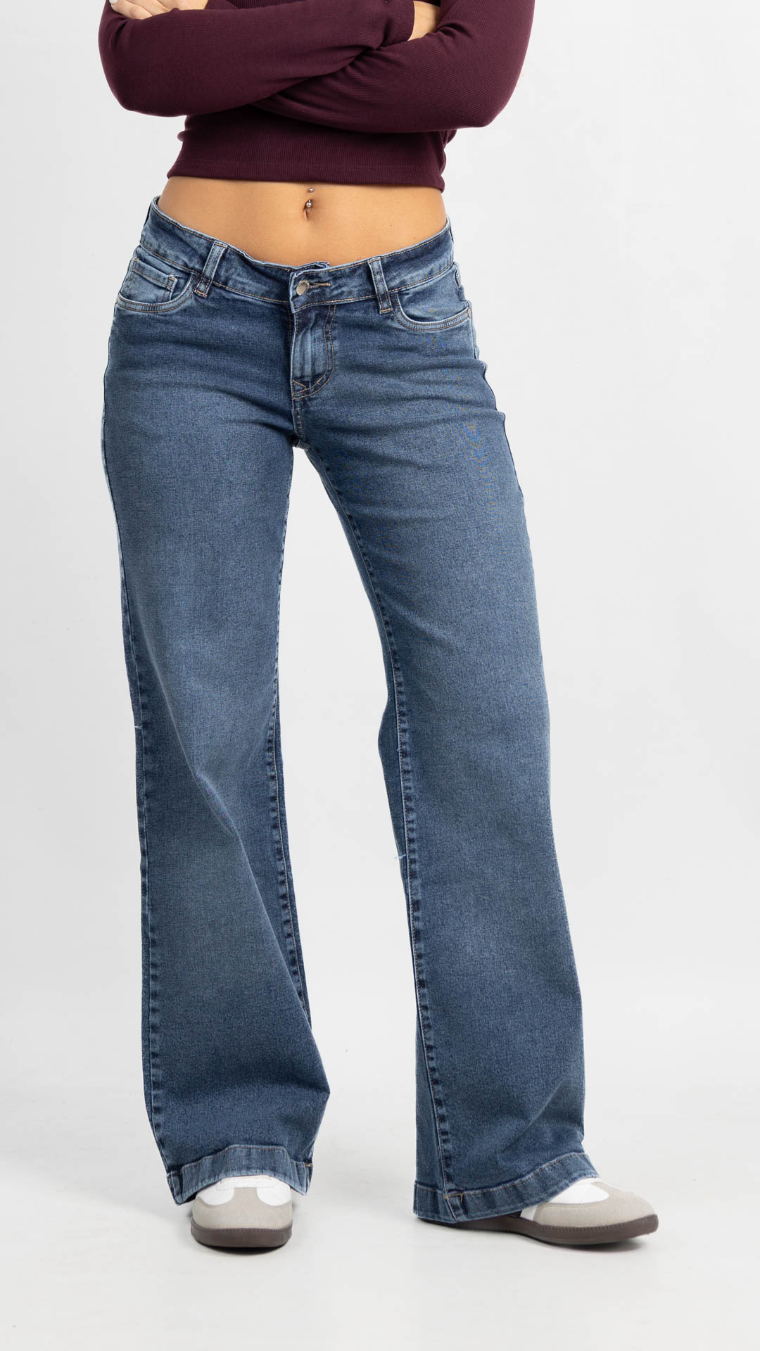 Art. 964 | Wide leg Elastizado Nevado Oscuro TB