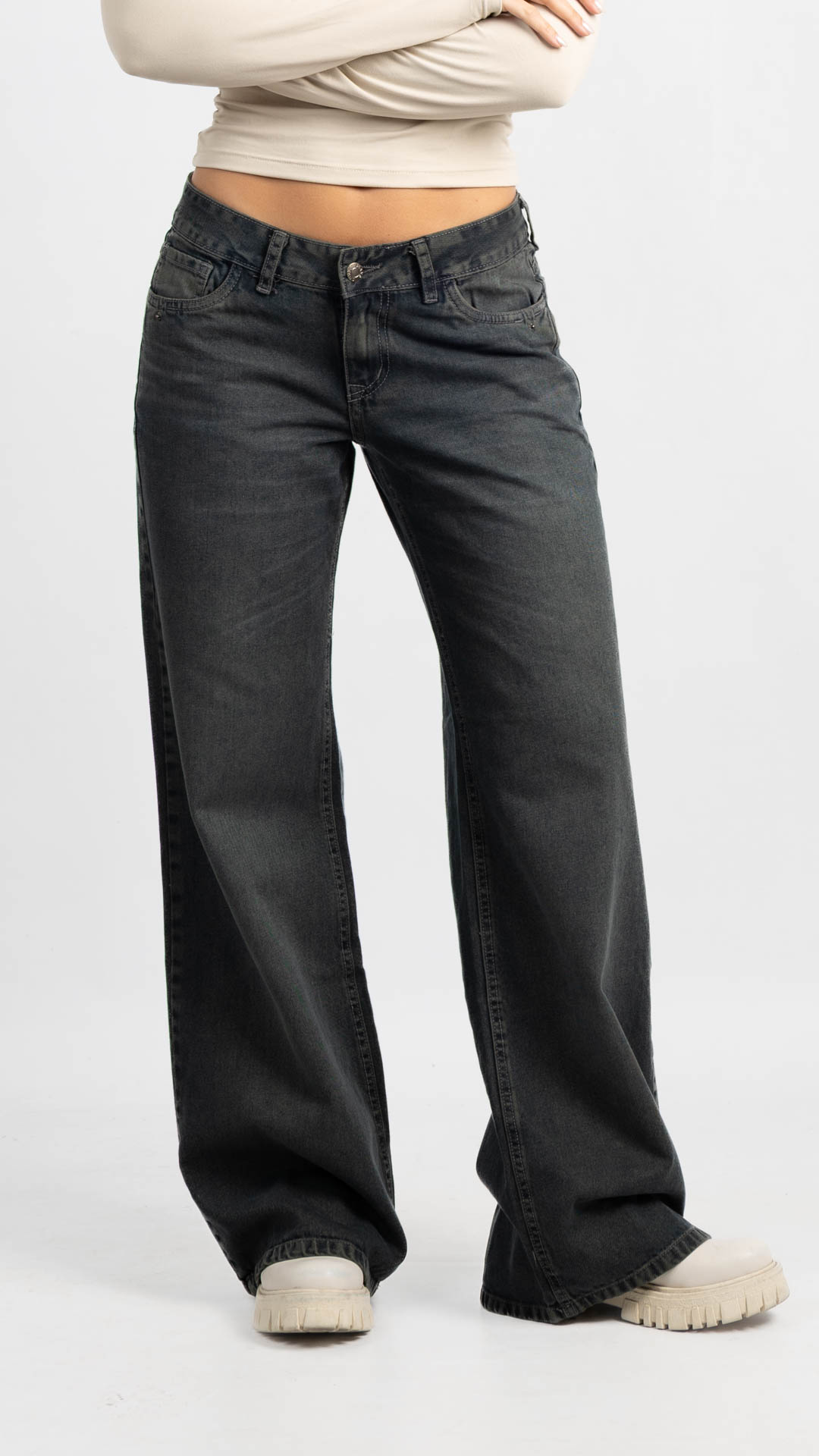 Art. 958 | Wide leg Olive Oscuro TB