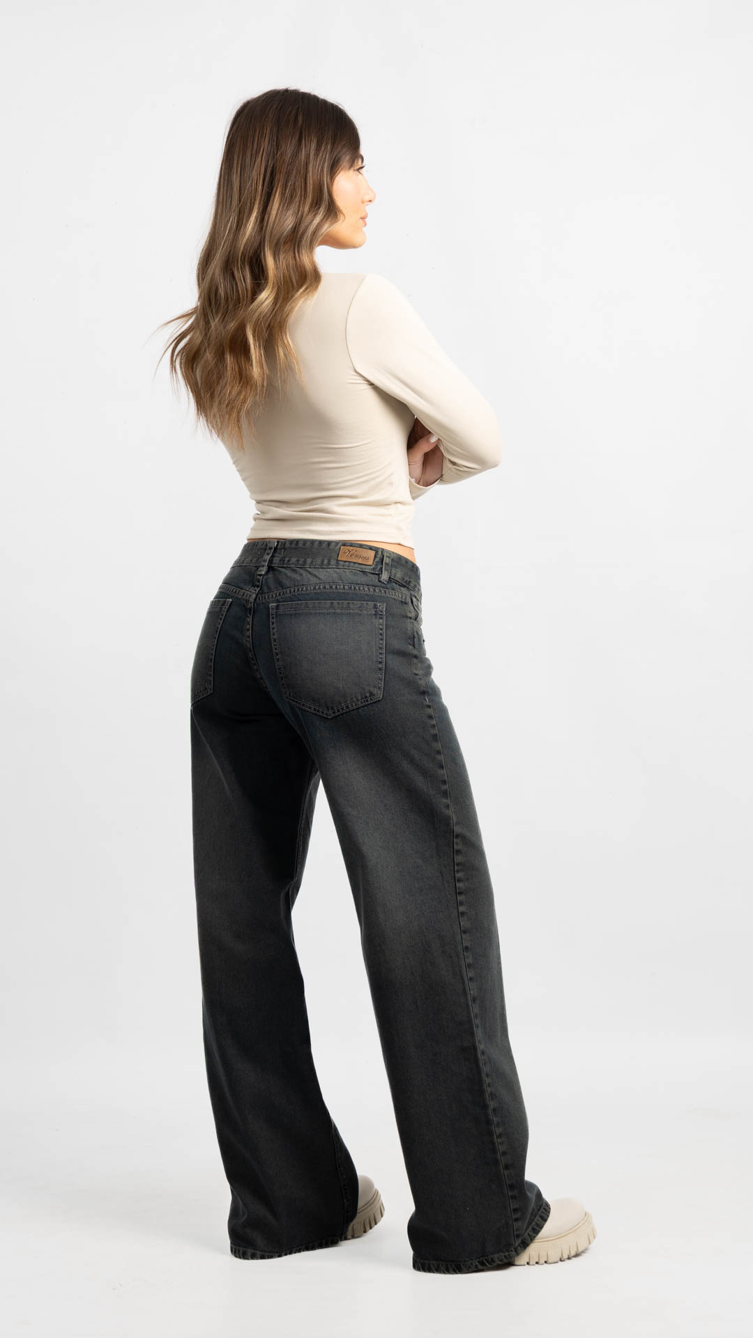 Art. 958 | Wide leg Olive Oscuro TB