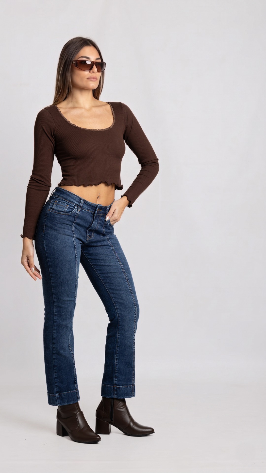 985 Art. 985 | Cigarette Elastizado Nevado Blue Dark TM