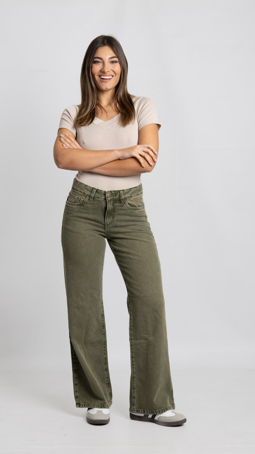 Art. 978 | Wide leg Matcha Clasico TM